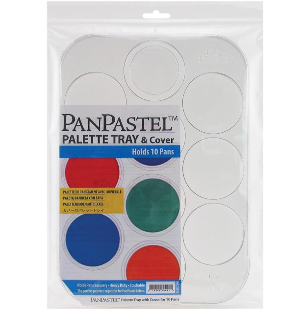 PANPASTEL Förvaring 65010 Bricka Palett 10 Färger Tom