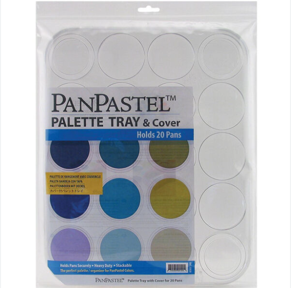 PANPASTEL Förvaring 65020 Bricka Palett 20 Färger Tom