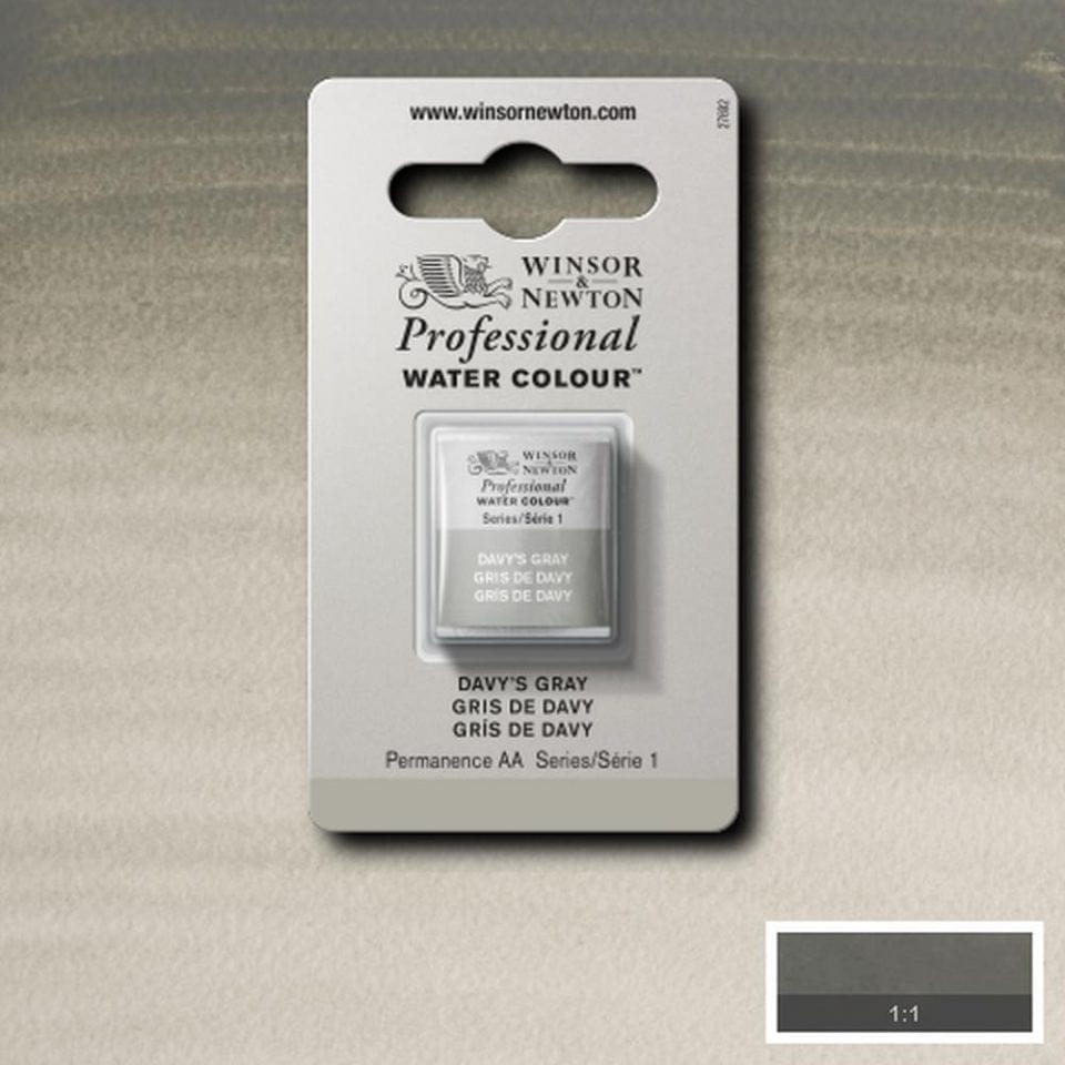 Winsor Newton 1/2 pans Davys Gray