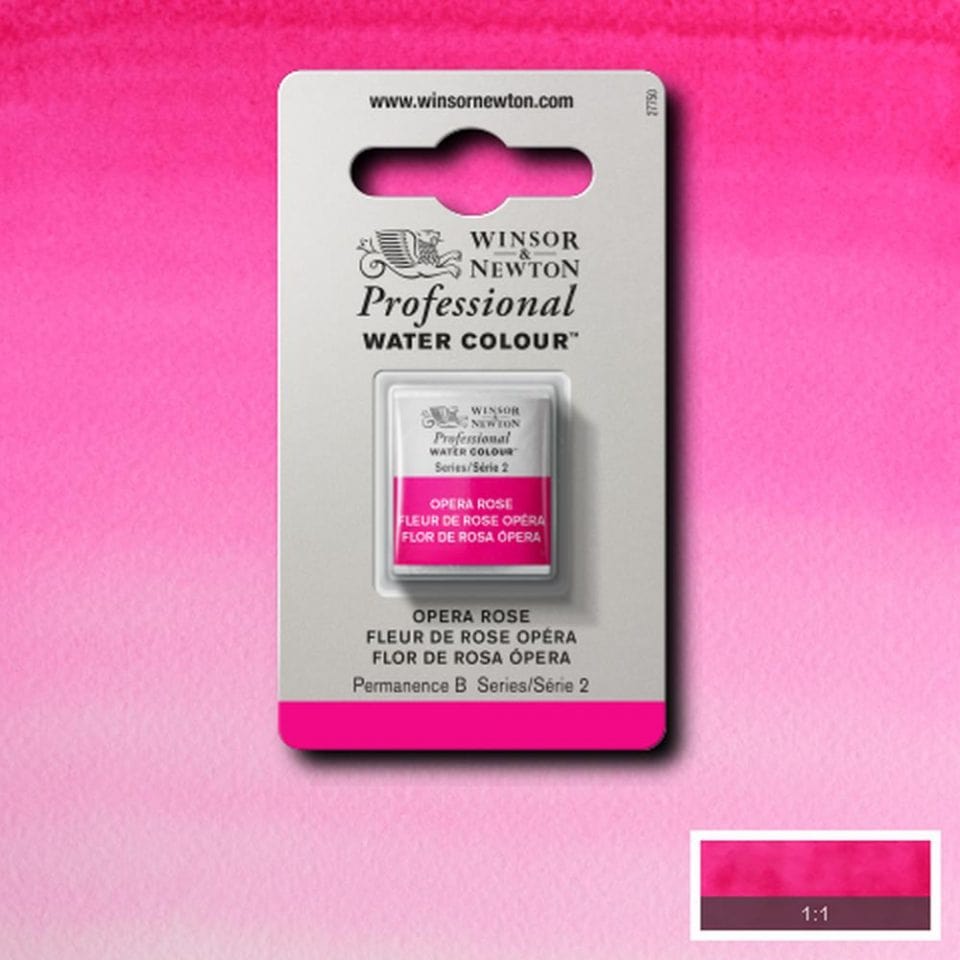 Winsor Newton 1/2 pans Opera Rose