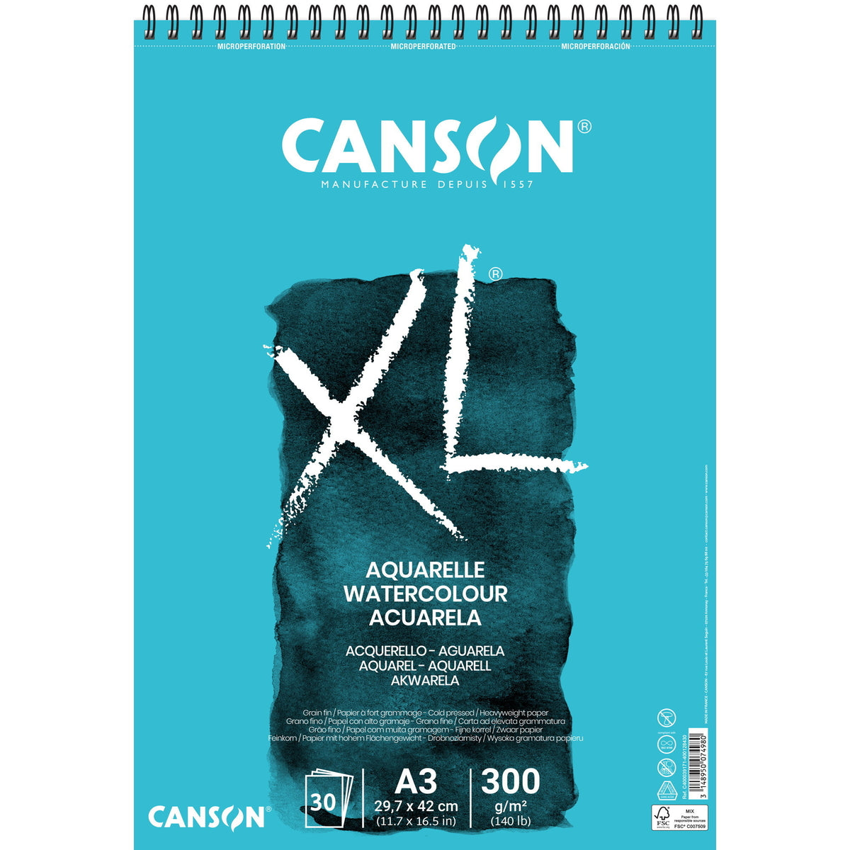Canson Xl Aquarelle Akvarellblock
