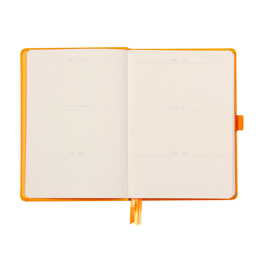 Rhodiarama hardcover Goalbook DAFFODIL A5 - Ivory