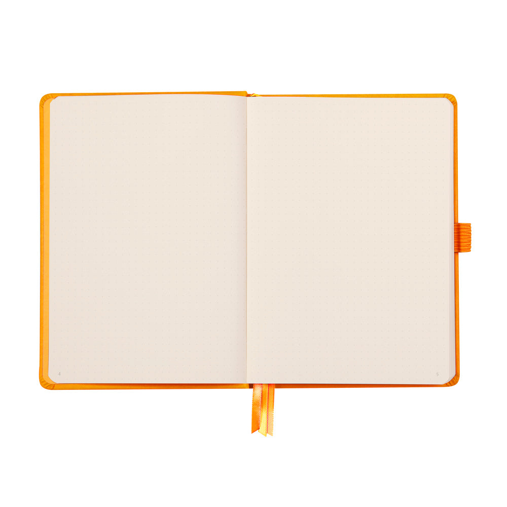 Rhodiarama hardcover Goalbook DAFFODIL A5 - Ivory