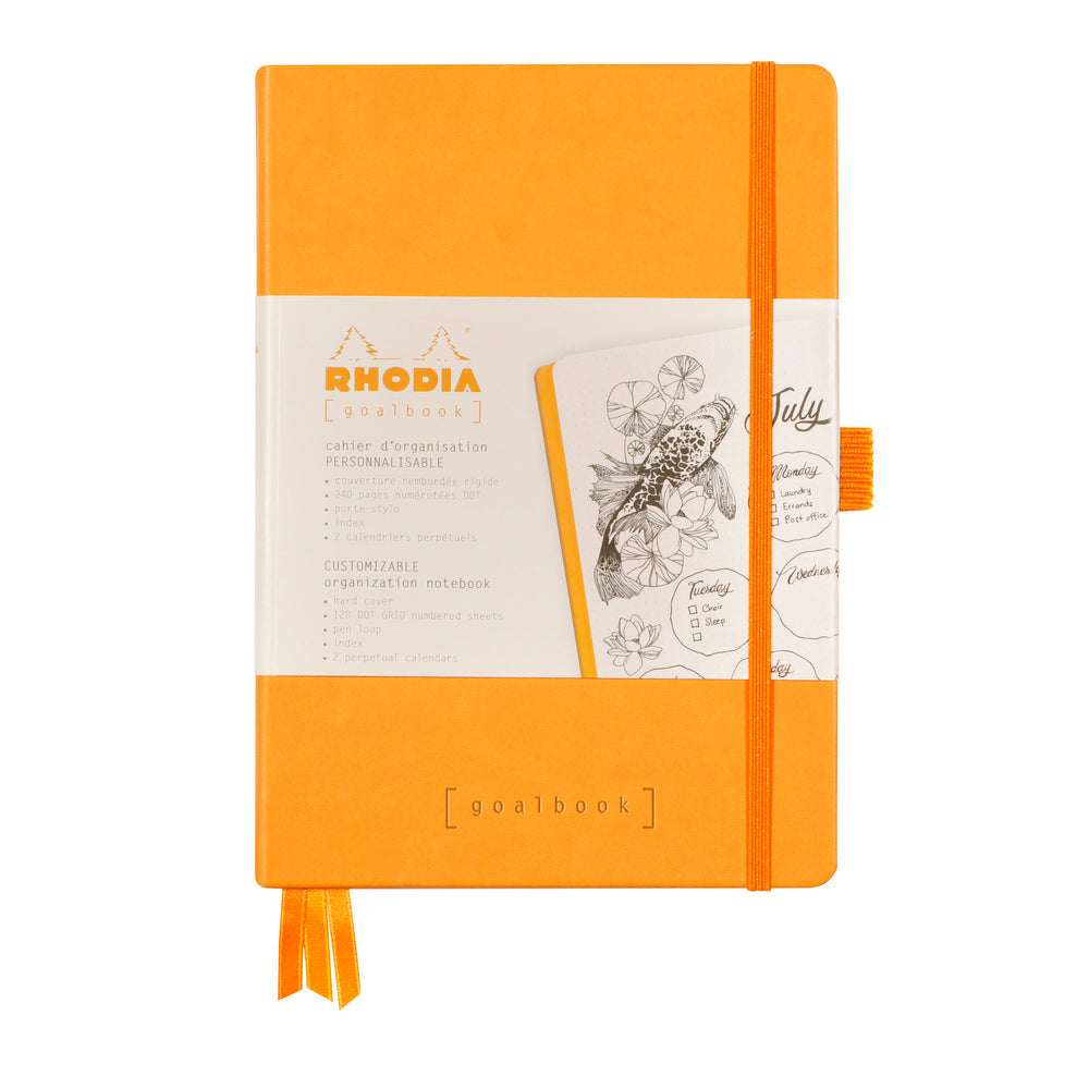 Rhodiarama hardcover Goalbook DAFFODIL A5 - Ivory