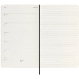 Moleskine Classic Hard 12M Week Note XL Sort 2025