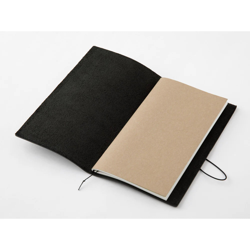 Traveler´s Company - Notebook Black (læderomslag)