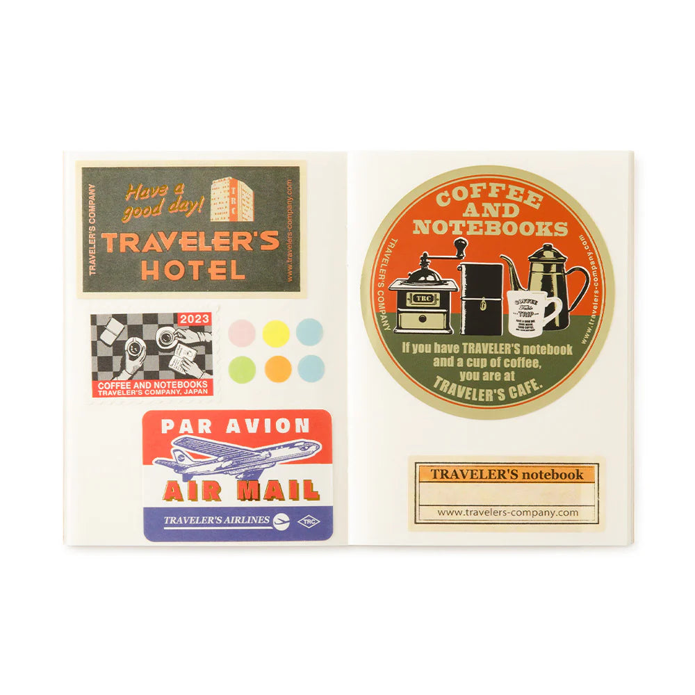 Traveler´s Company, 017 Sticker Release Paper Passport Size