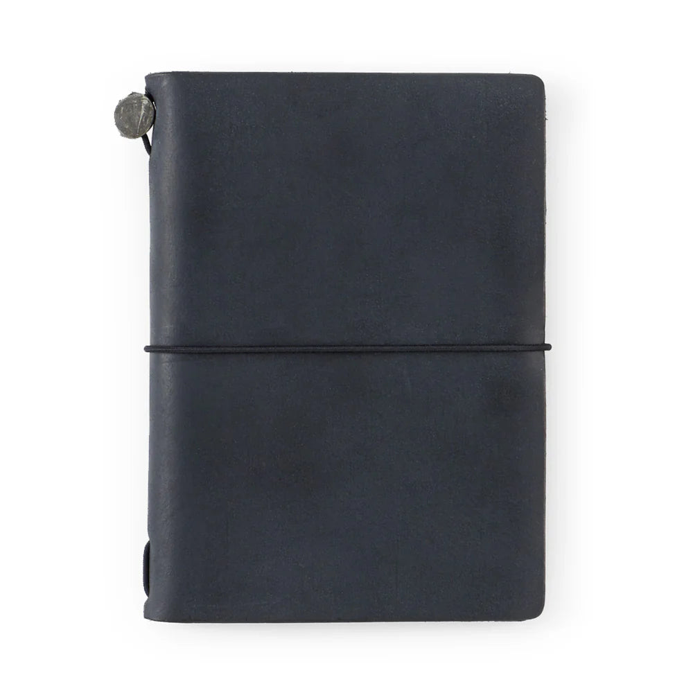 Traveler´s Company, Notebook Black Passport Size(læderomslag)