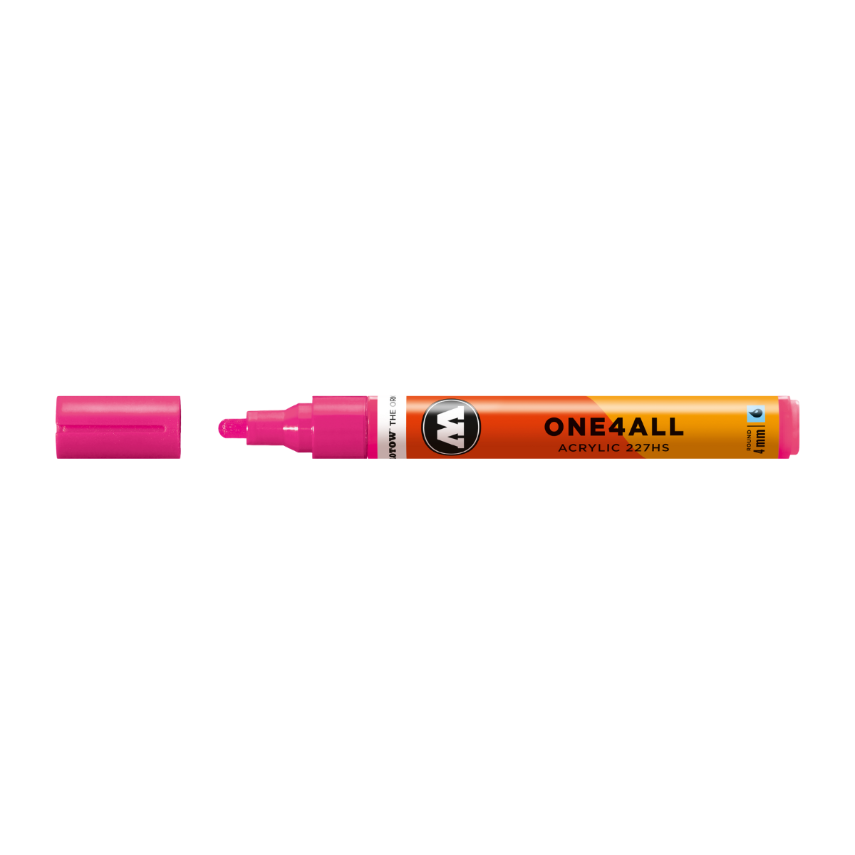 Neonrosa Fluorescerande