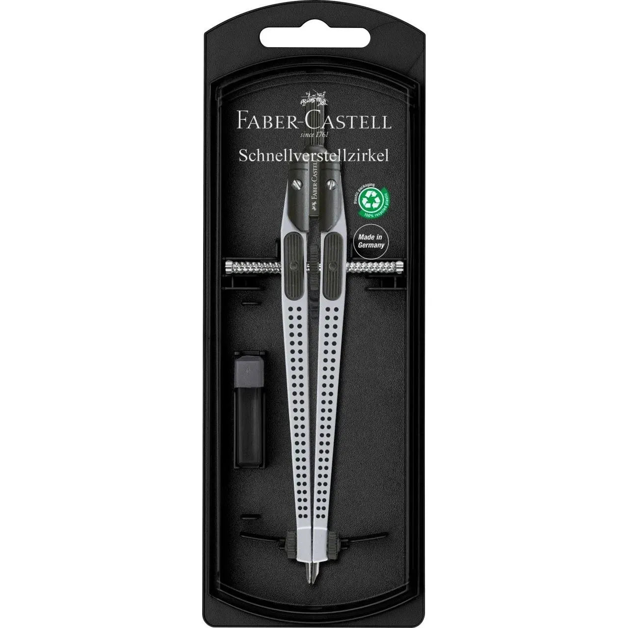 Faber-Castell Passer sæt sort/sølv