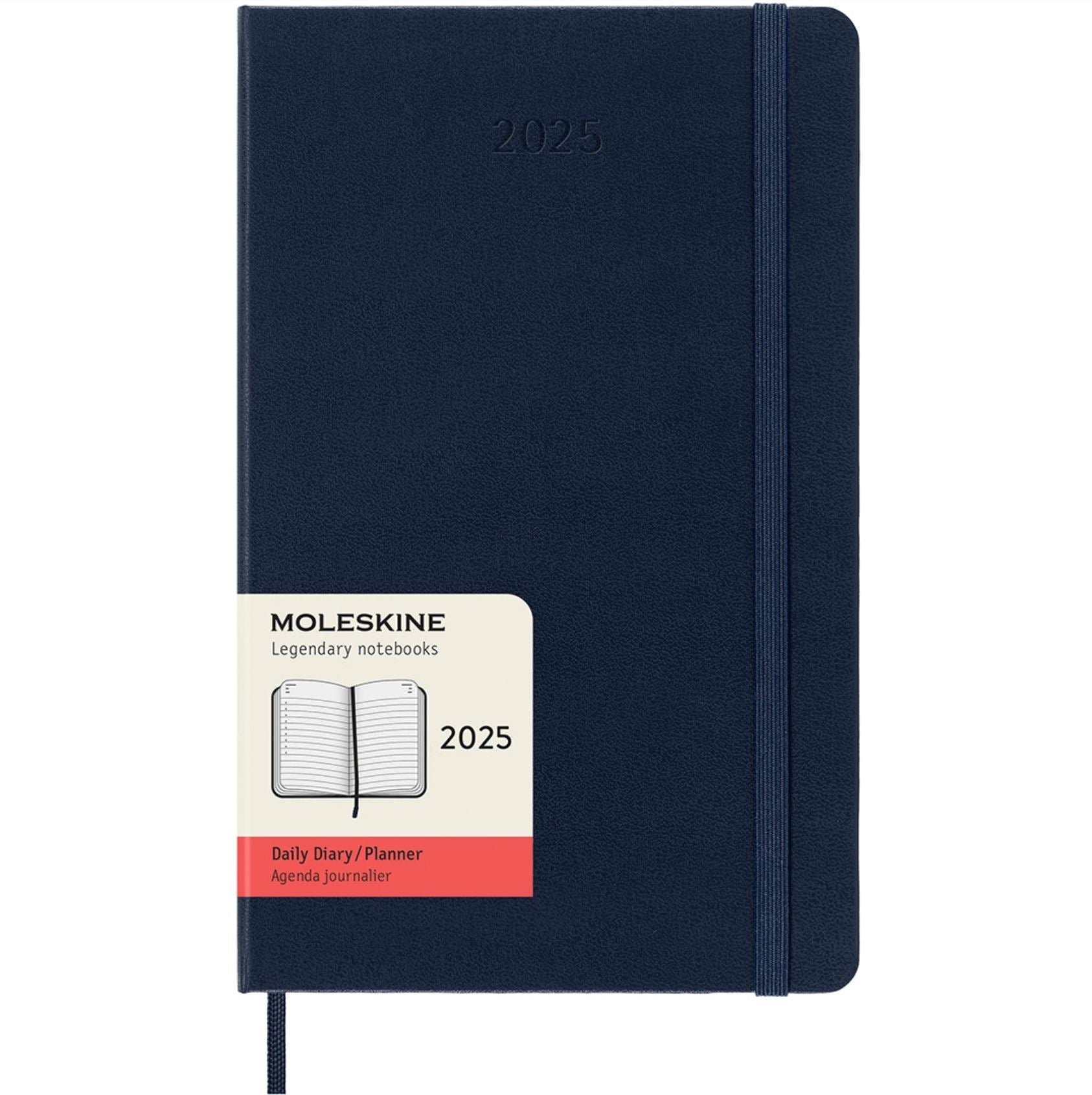 Moleskine Classic Hard 12M Daily Large Sapphire Blue 2025