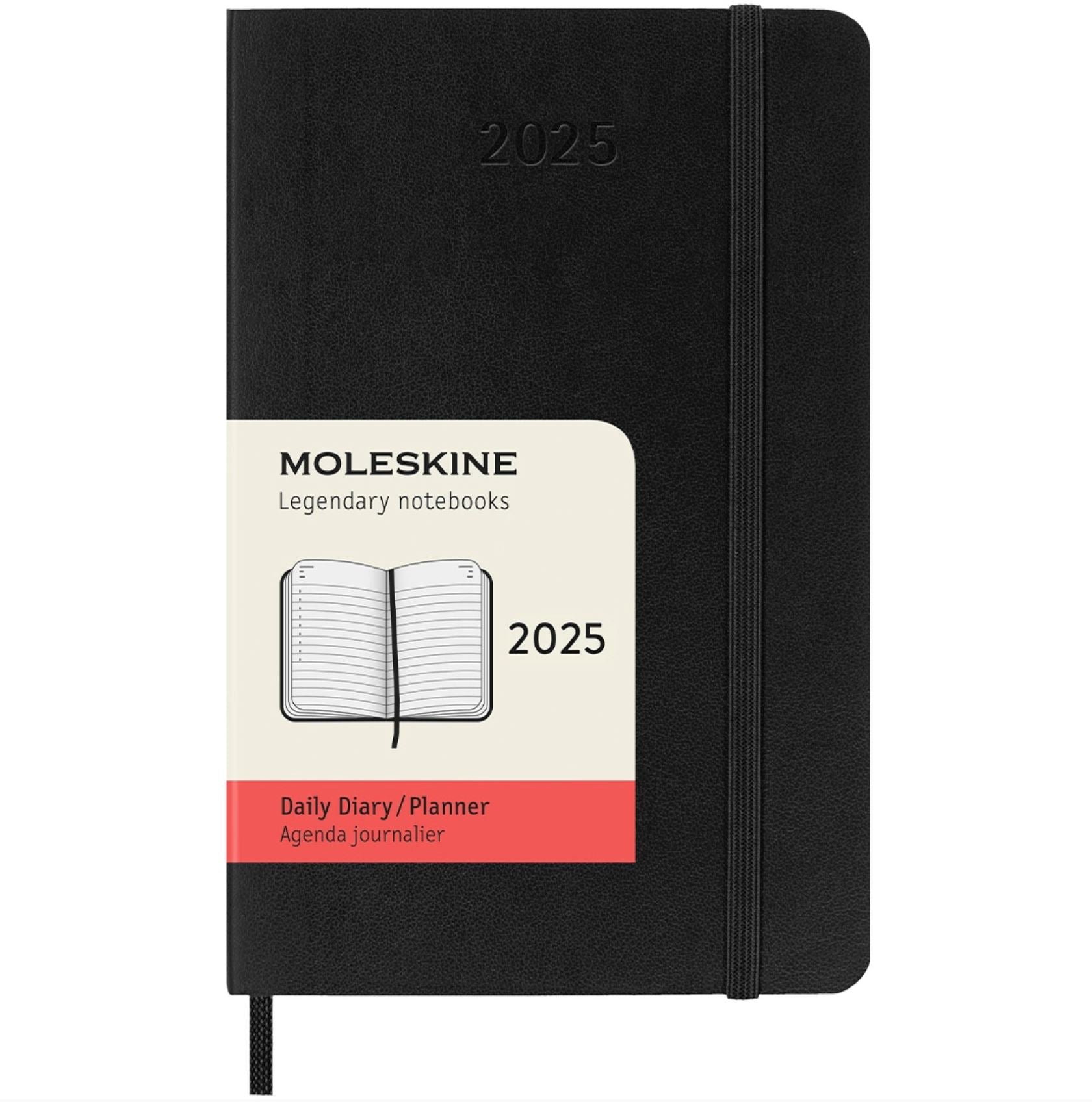 Moleskine Classic Hard 12M Daily Pocket Sort 2025