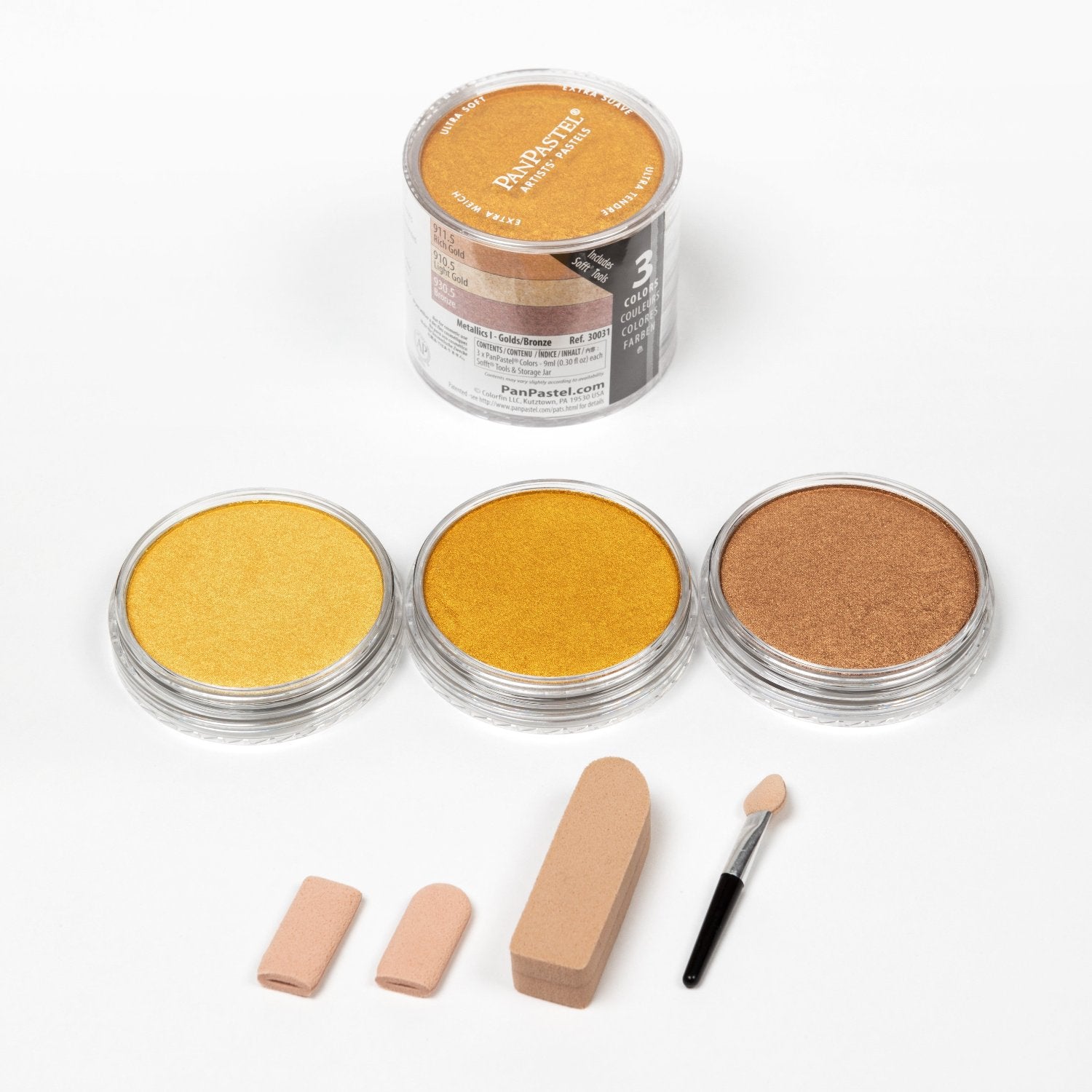 PANPASTEL set 3 st. 30031 Metallics 1