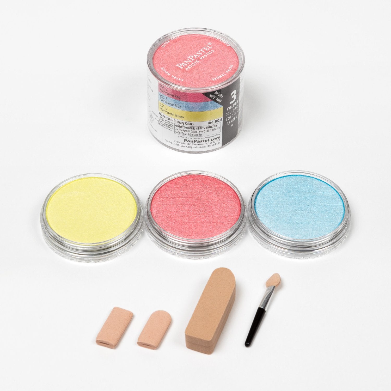 PANPASTEL set 3 st. 30033 Pearlesc. Primär
