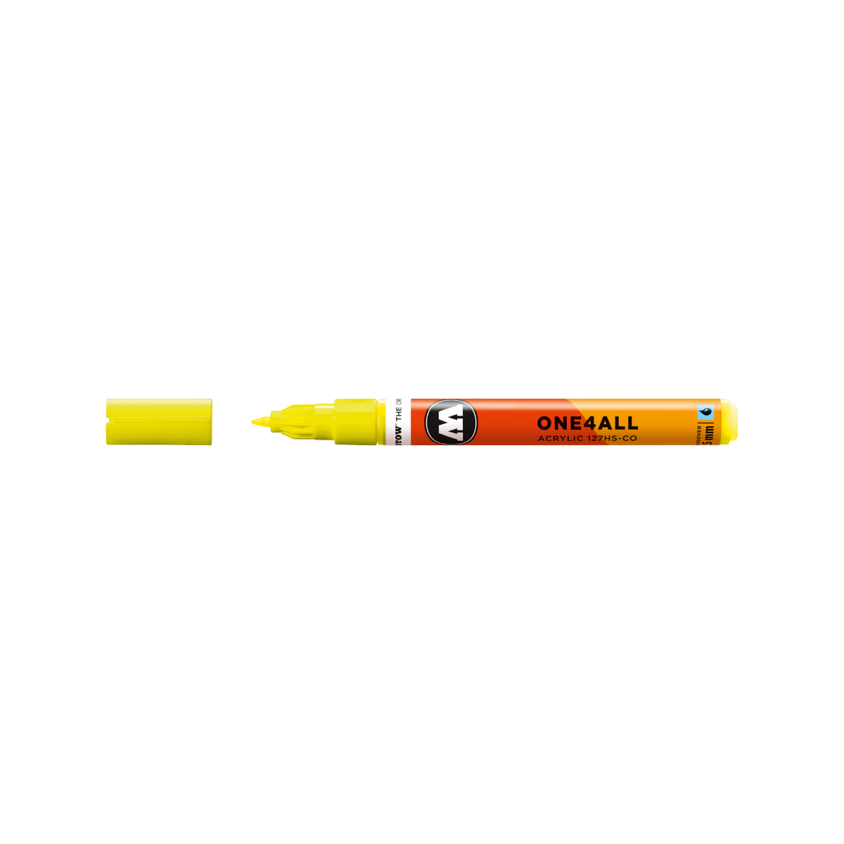 Neon gul fluorescerande
