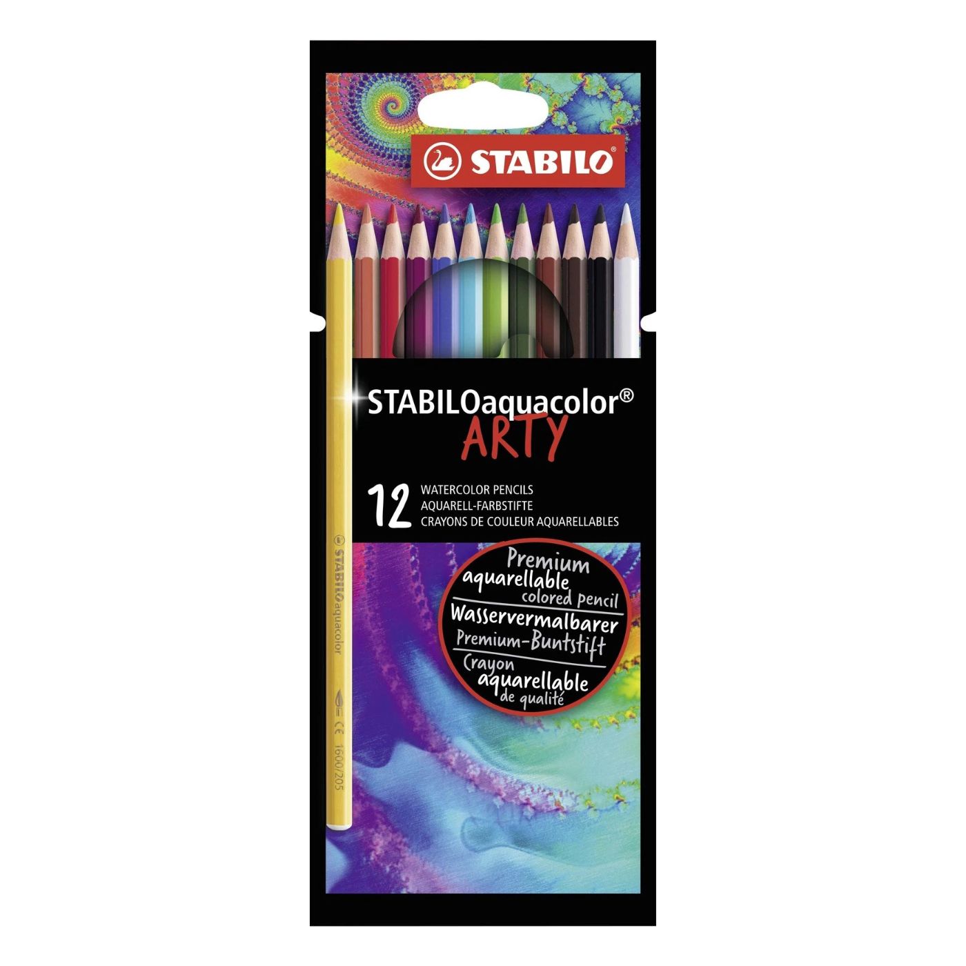 Stabilo Aquacolor akvarelblyant Arty sæt 12 stk