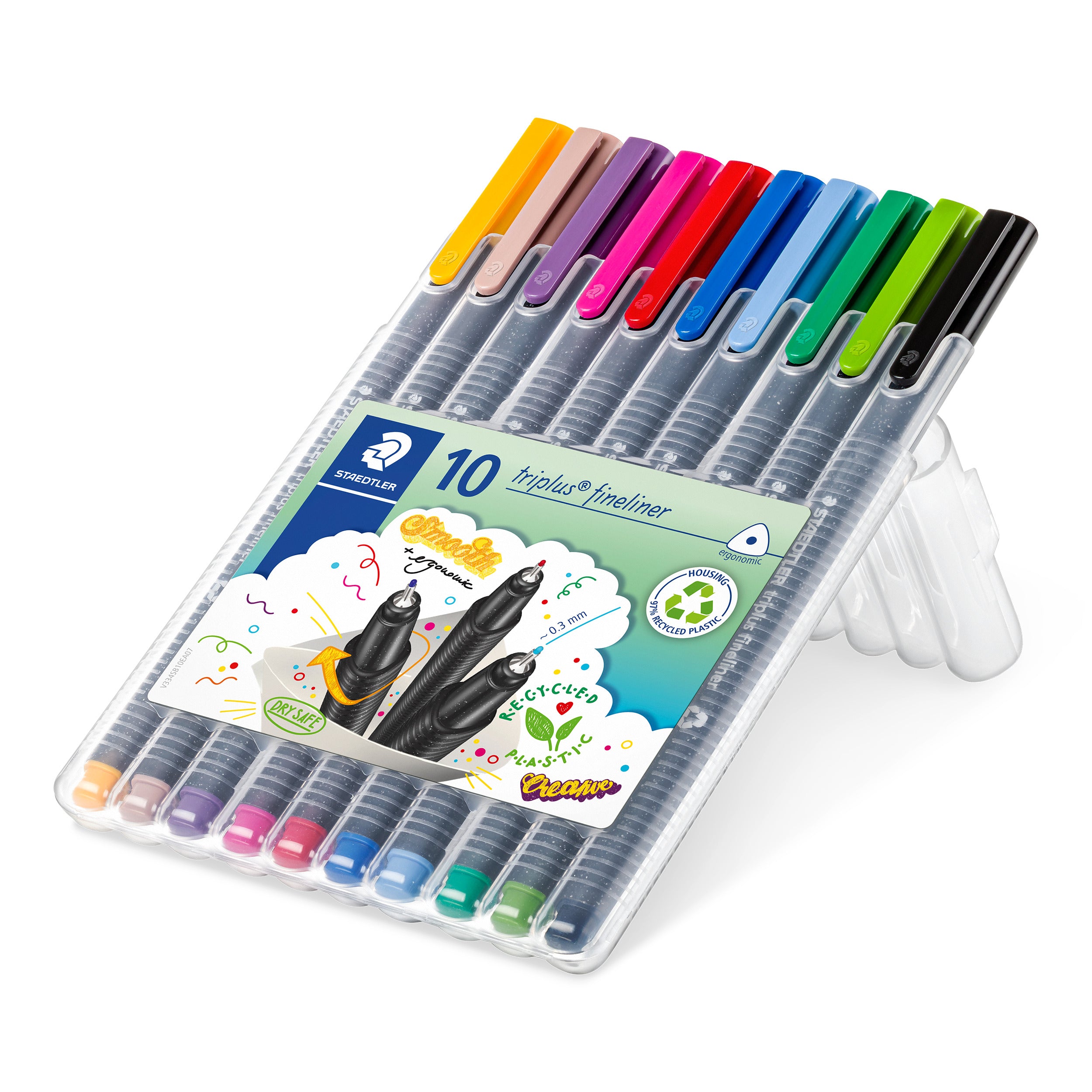 Staedtler Triplus fineliner 10 stk