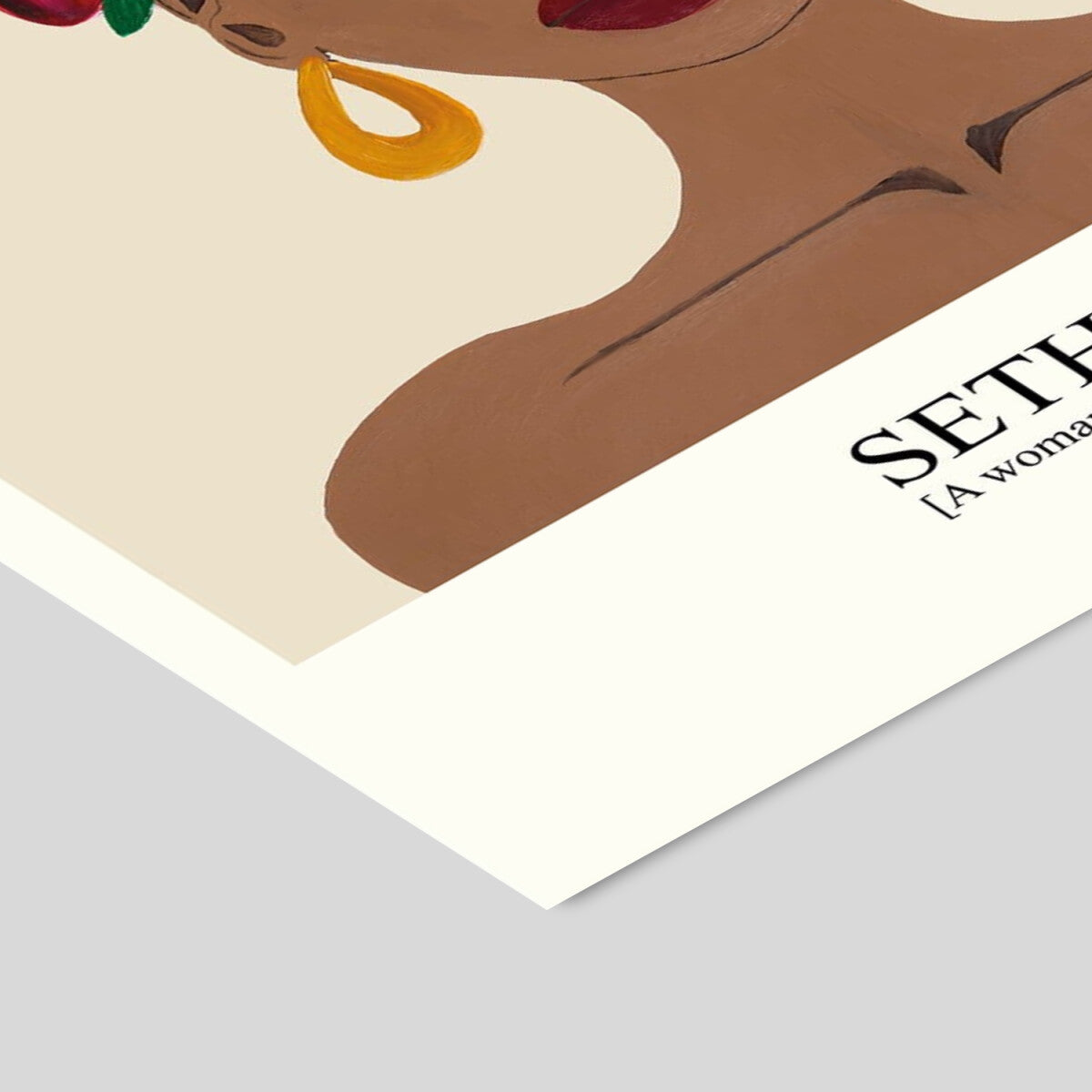 Morais Artworks Sethunya - warm 50 x 70 cm