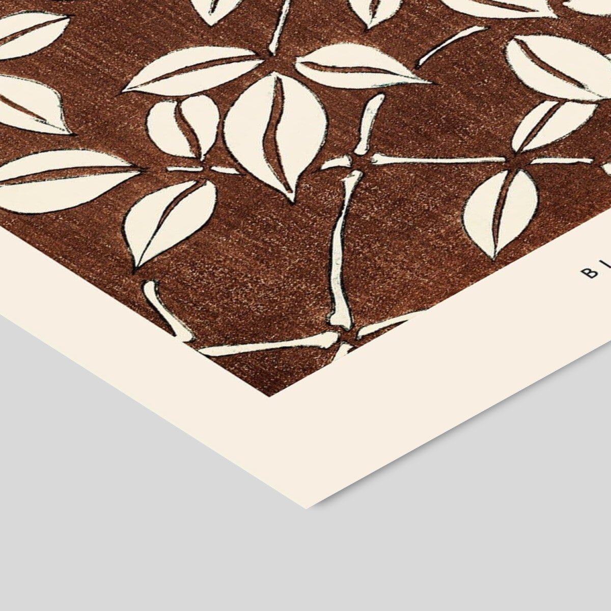 Bijutsu Sekai - Leaf pattern 70 x 100 cm