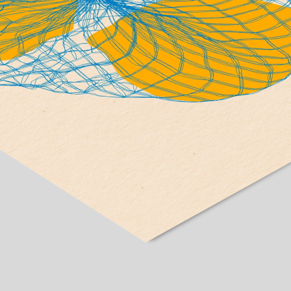 Five lemons in a net bag