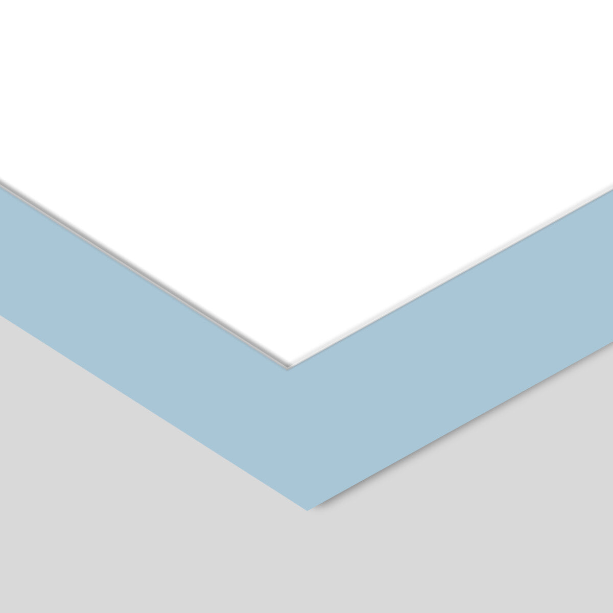 Passepartout - Lyseblå