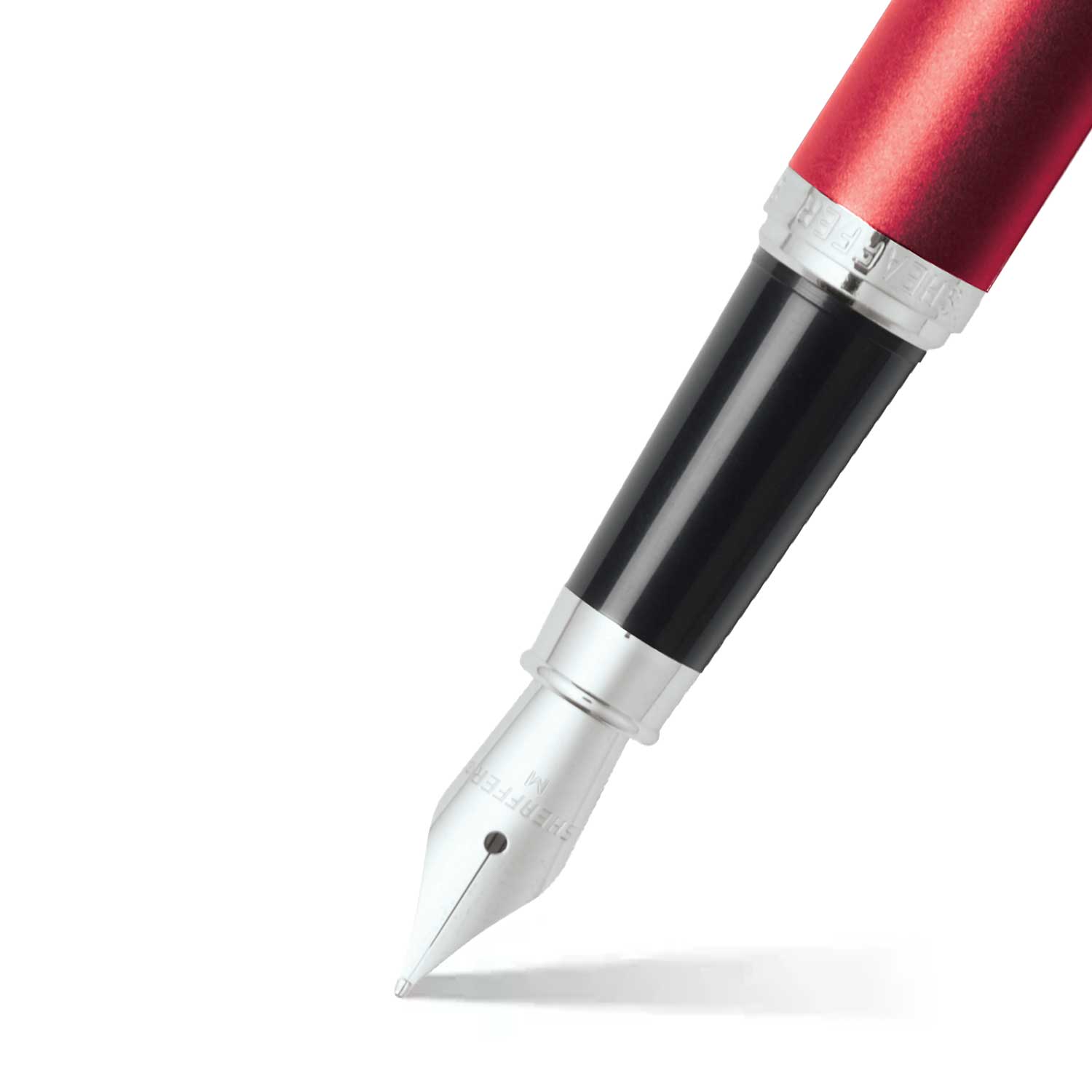Sheaffer VFM Rød med kromdetaljer