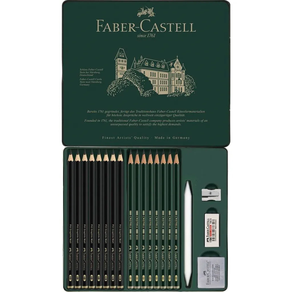FC Pitt Graphite Matt Pencil Set 8+8+4 acces.