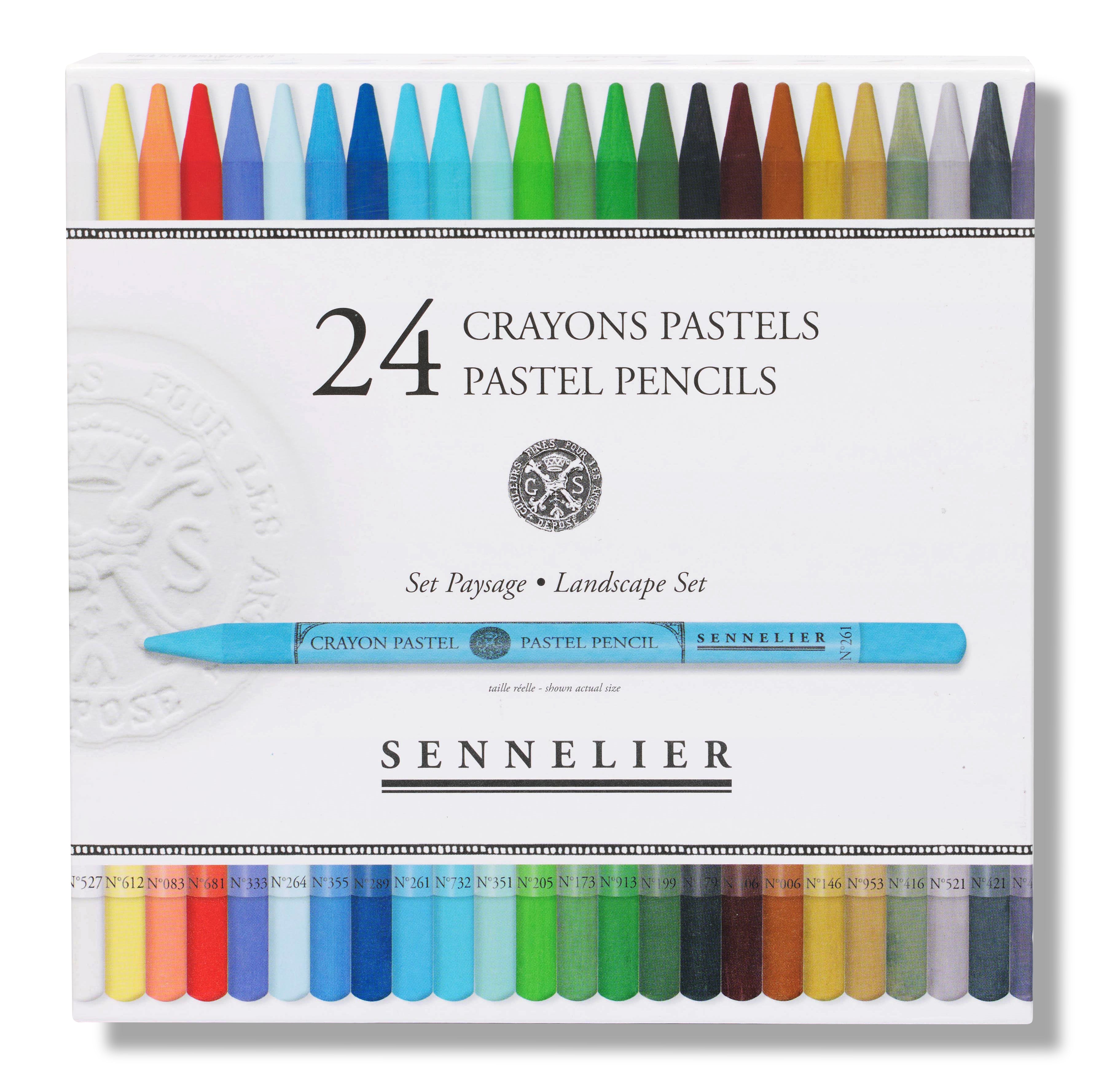 Sennelier Pastel Pencil Sæt 24 stk. - Landskab
