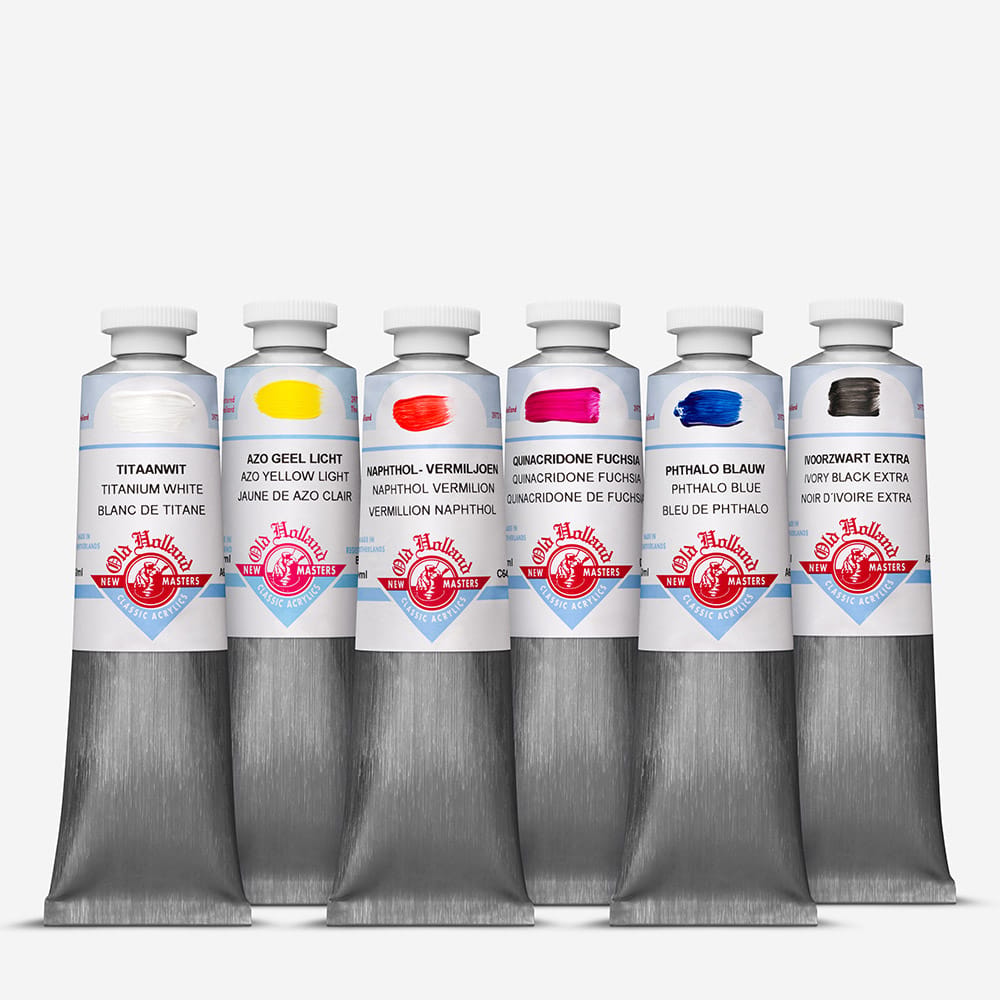 New Masters akryl startset 6x60ml
