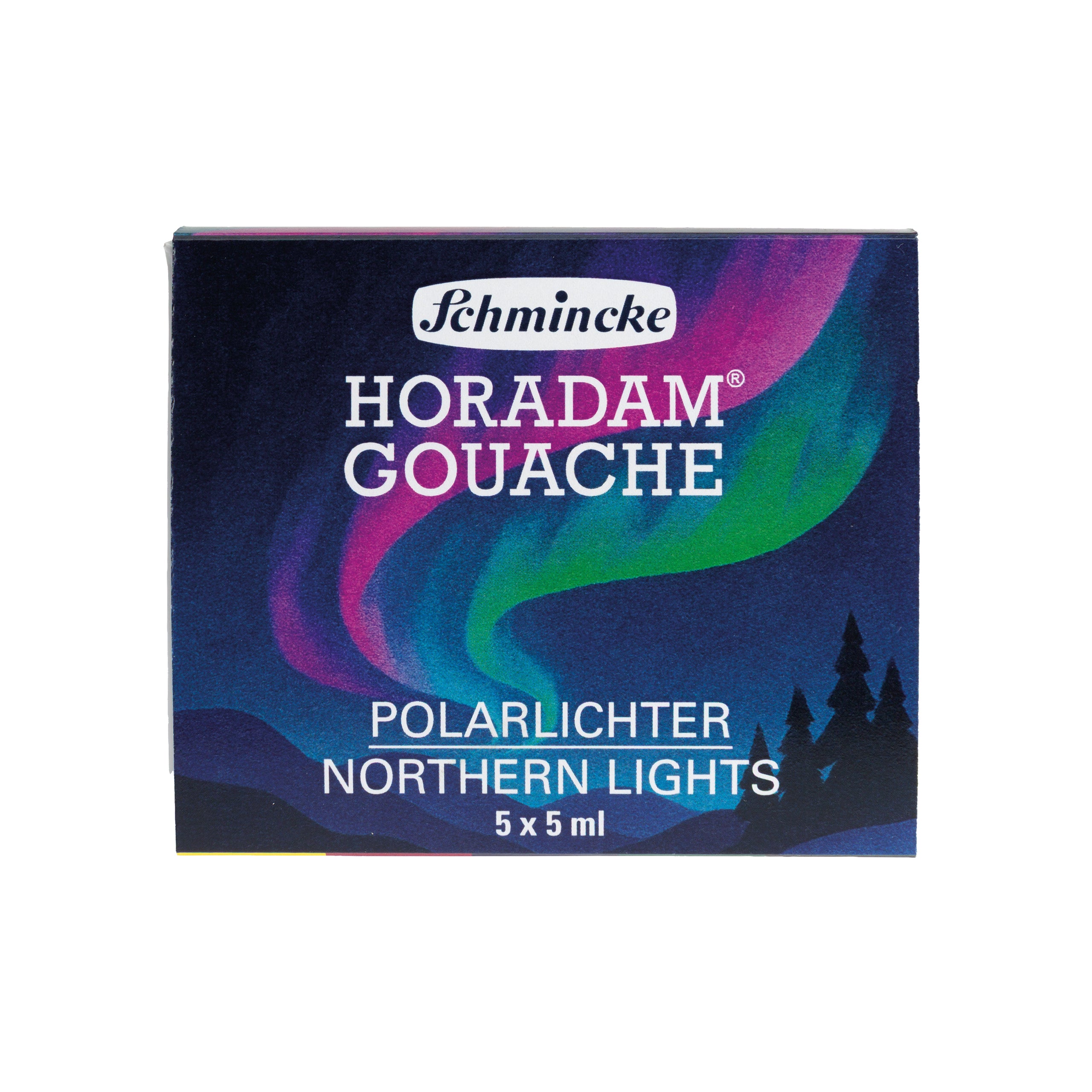 Schmincke Horadam Gouache sæt 5 x 5ml Northern Lights