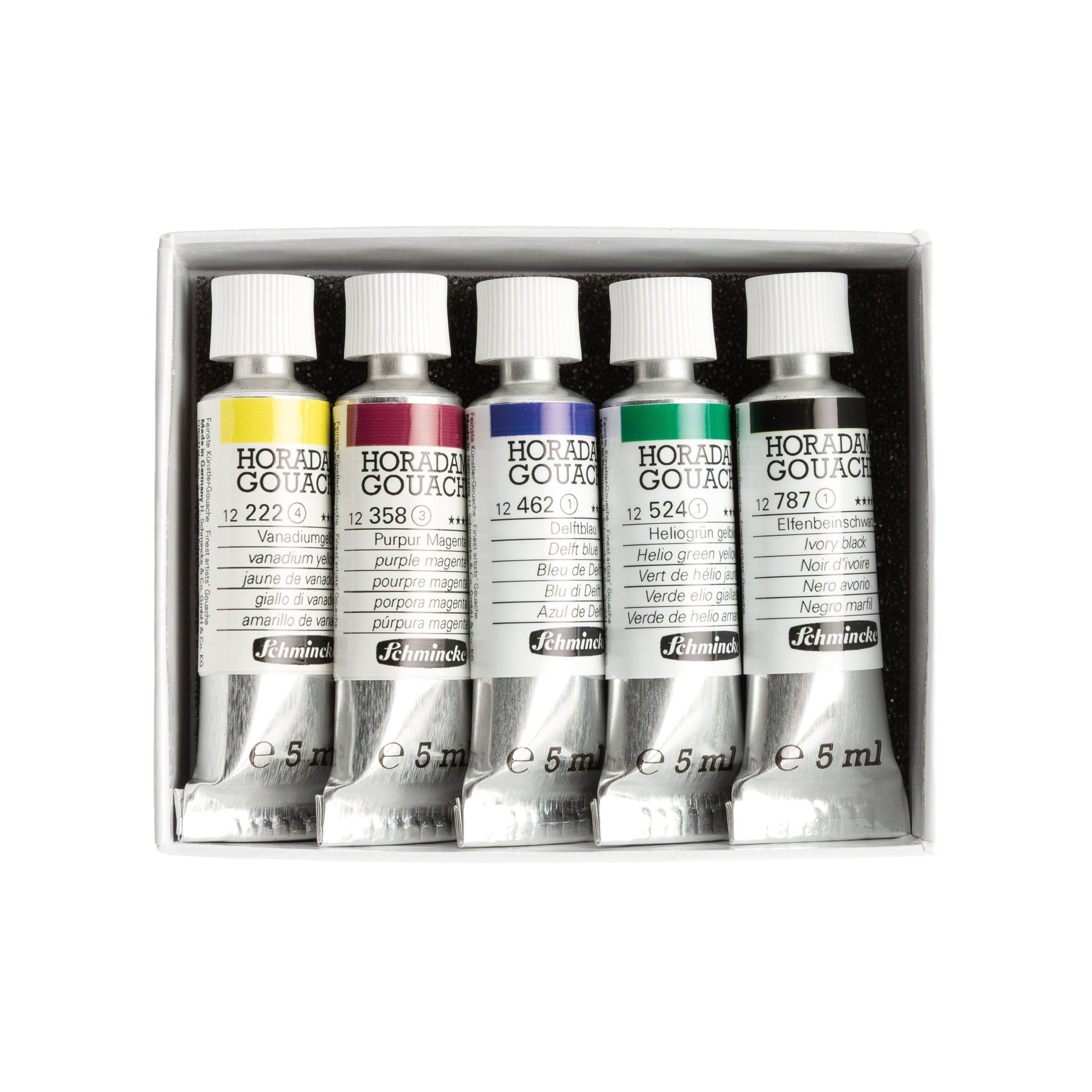 Schmincke Horadam Gouache set 5 x 5ml Northern Lights