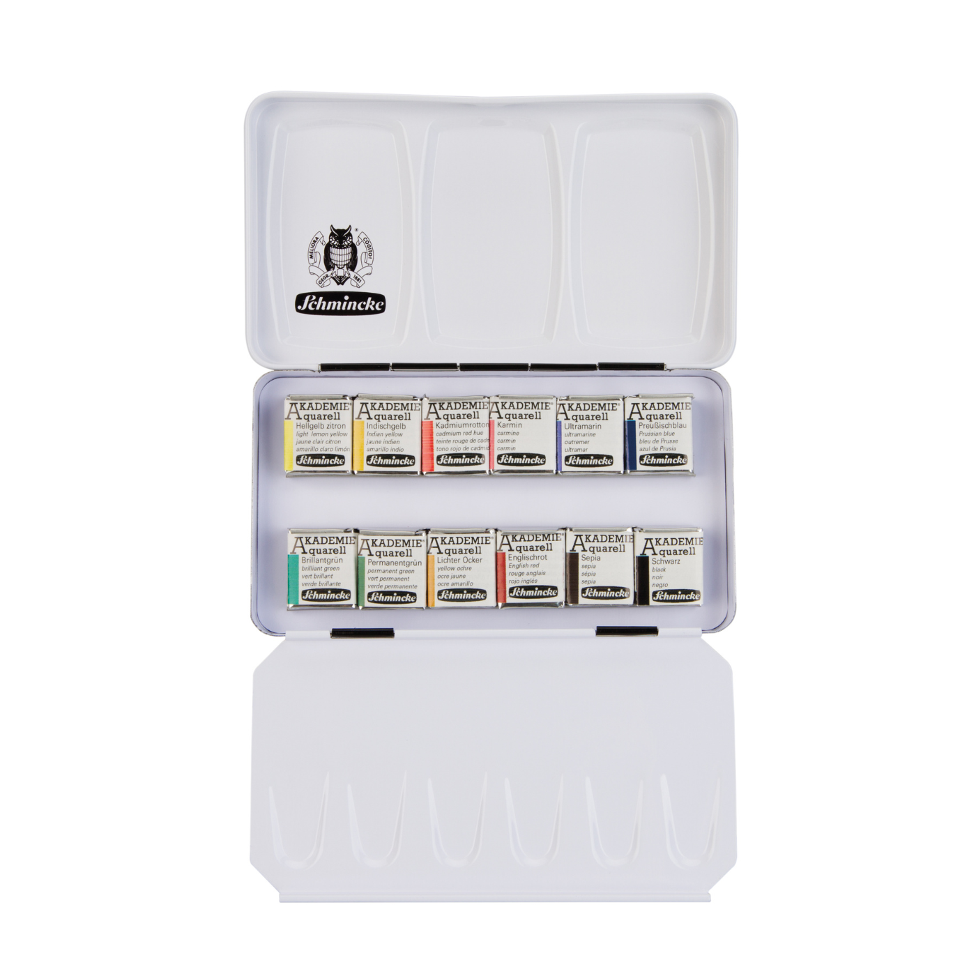 SCH Akademie akvarieset 24 st ½ skålar