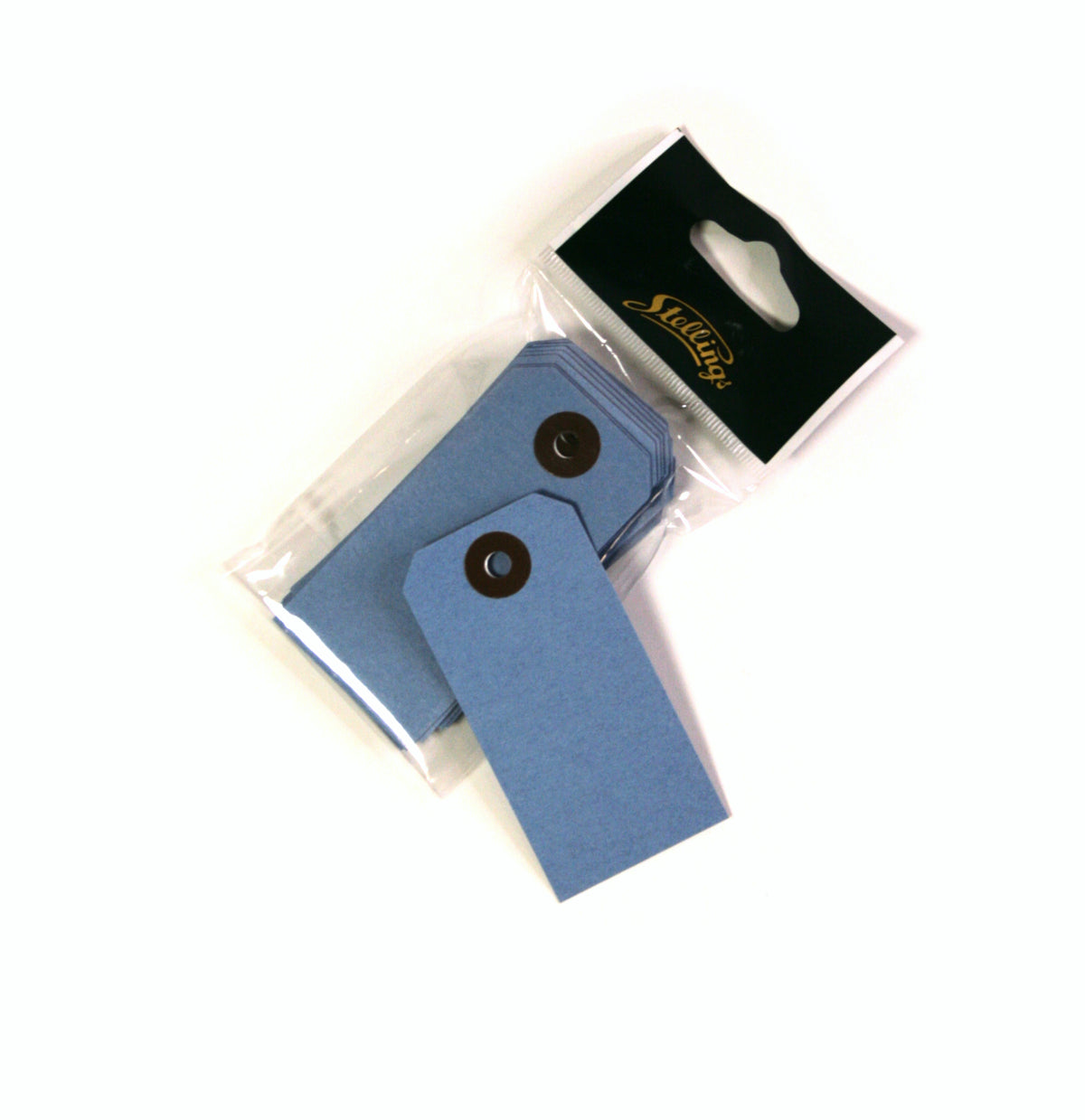 Stellings Manila Labels - Grey Blue