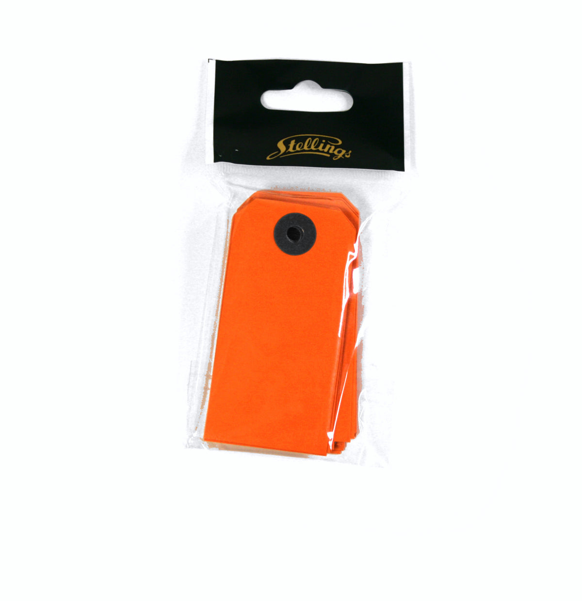 Stellings Manila Labels - Happy Orange