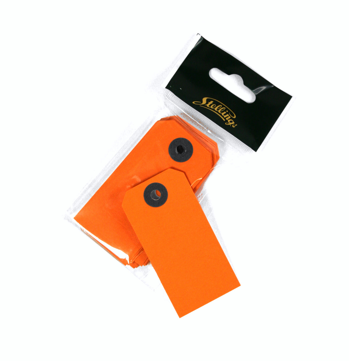 Stellings Manila Labels - Happy Orange