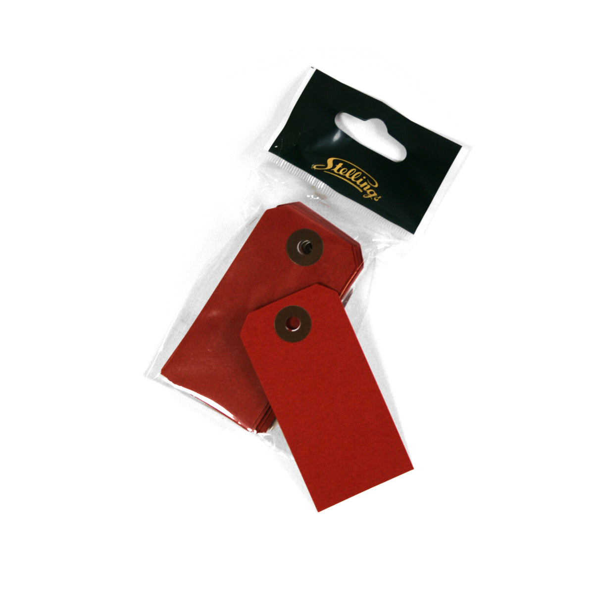 Stellings Manila Labels - Joyful Red