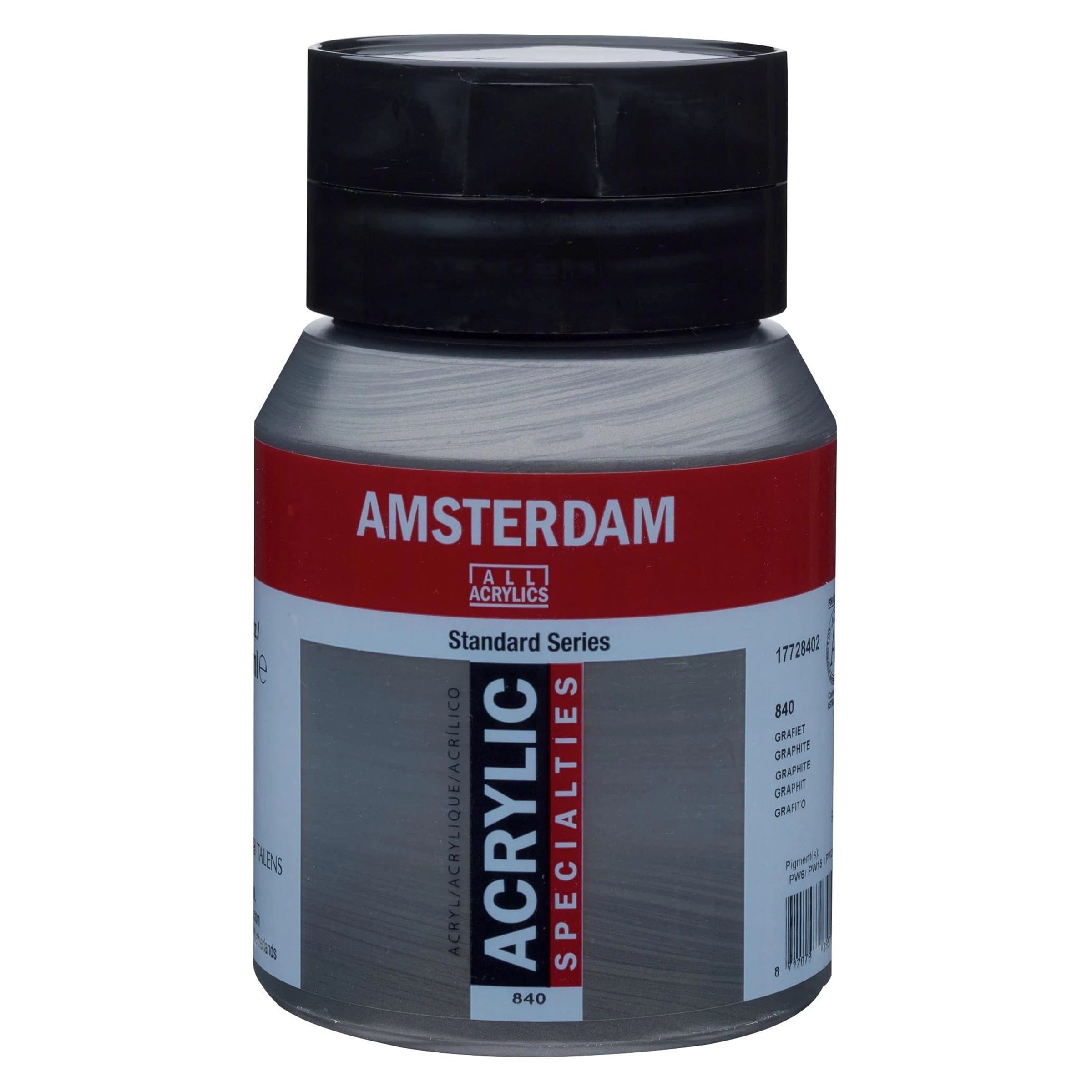 Amsterdam Akrylmaling 500ml Graphite