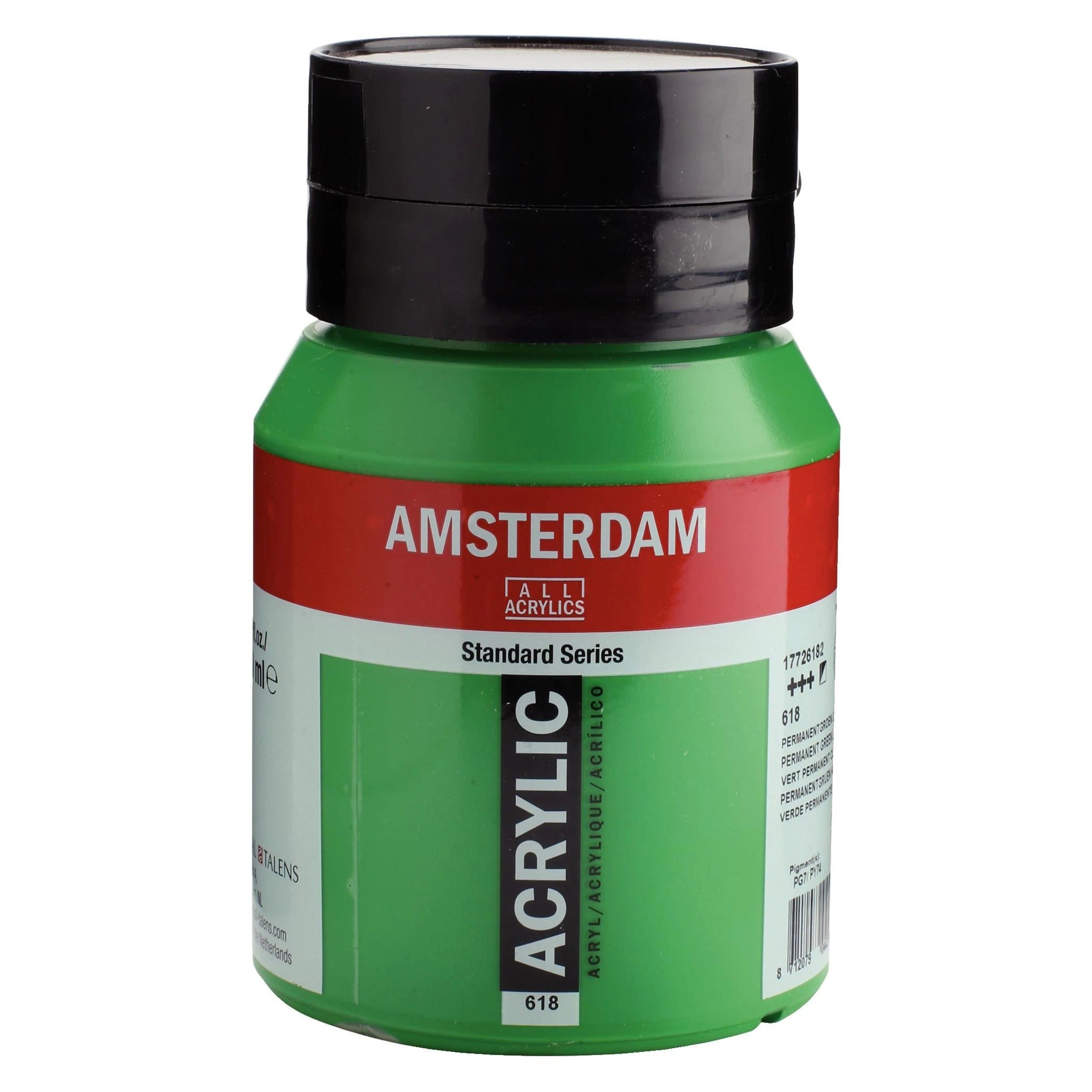 Amsterdam Akrylmaling 500ml Permanent Green Light