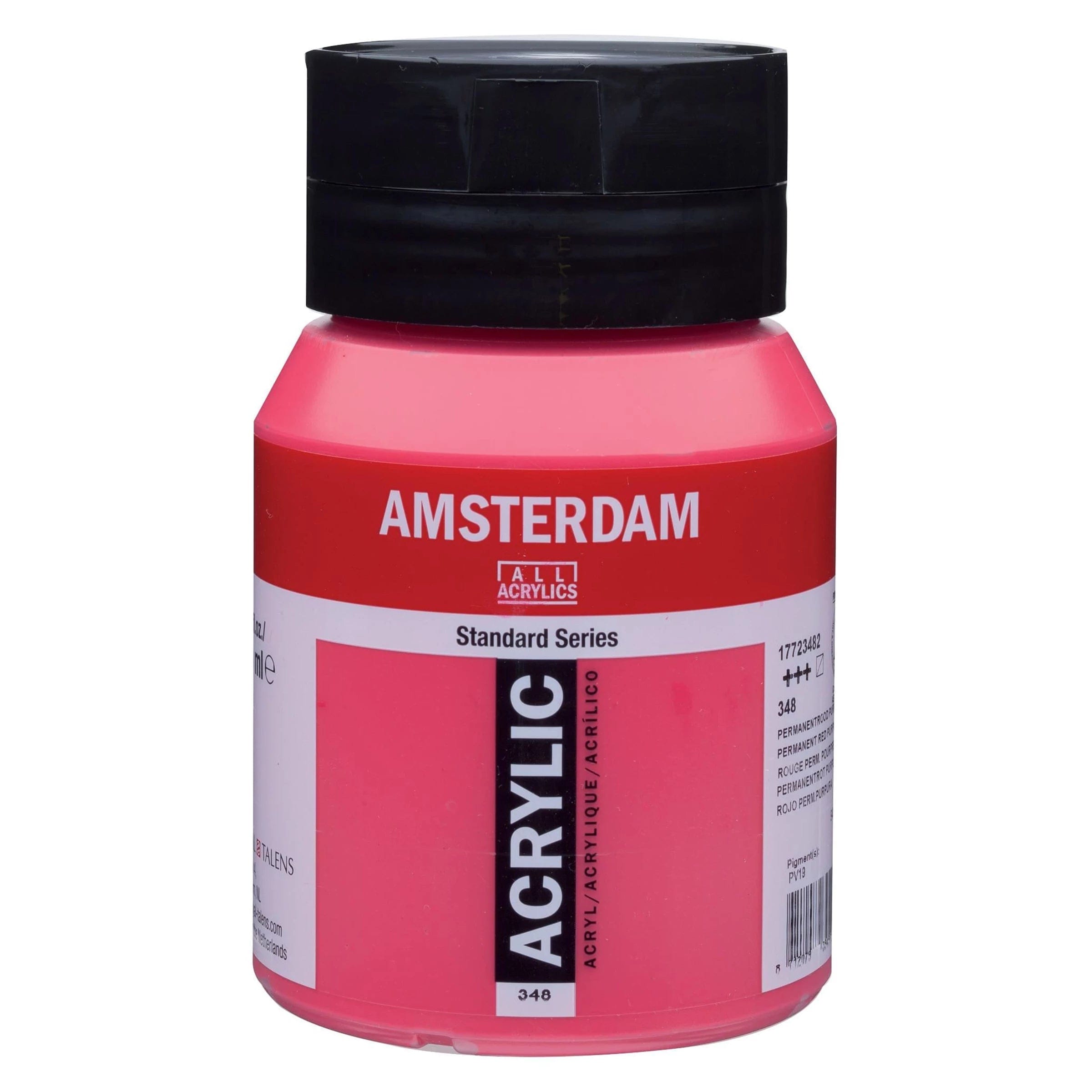 Amsterdam Akrylmaling 500ml Permanent Red Purple