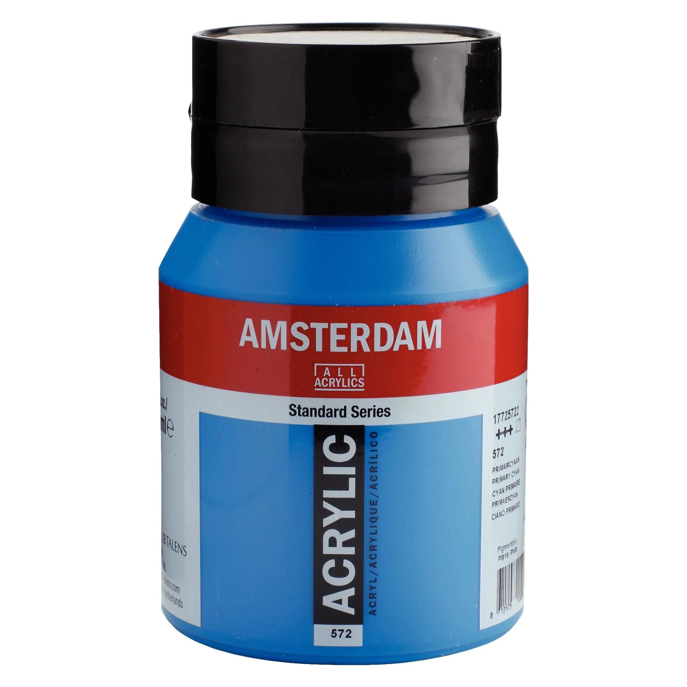 Amsterdam Akrylmaling 500ml Primary Cyan