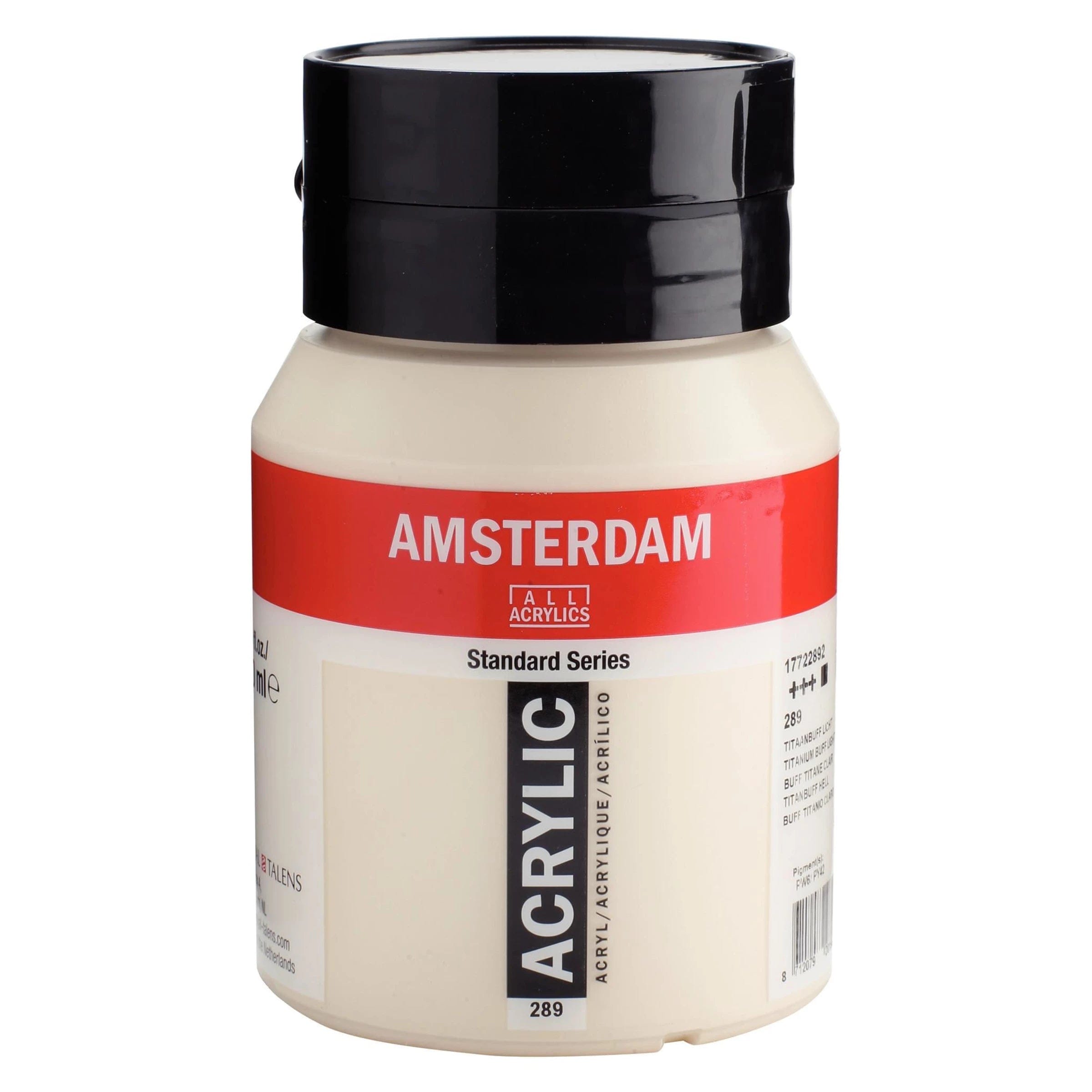 Amsterdam Akrylmaling 500ml Titanium Buff Light