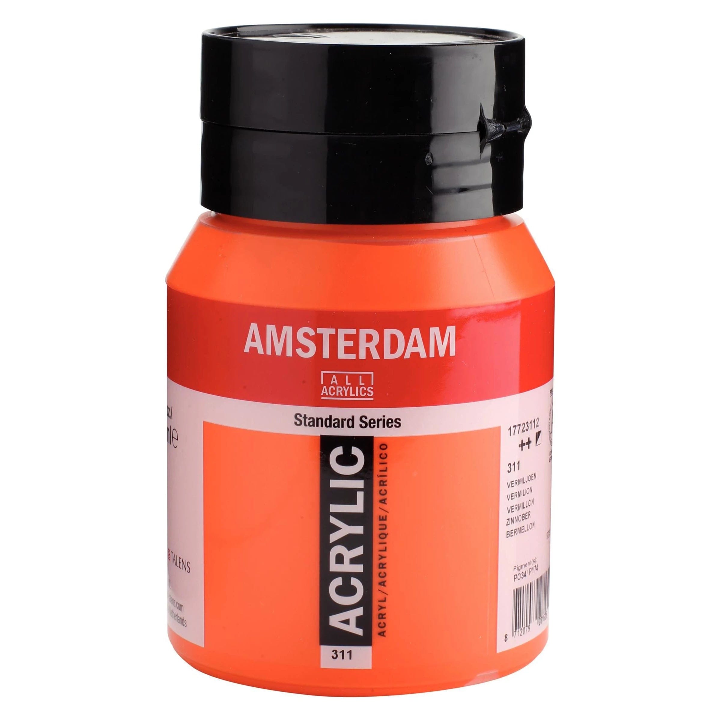 Amsterdam Akrylmaling 500ml Vermilion