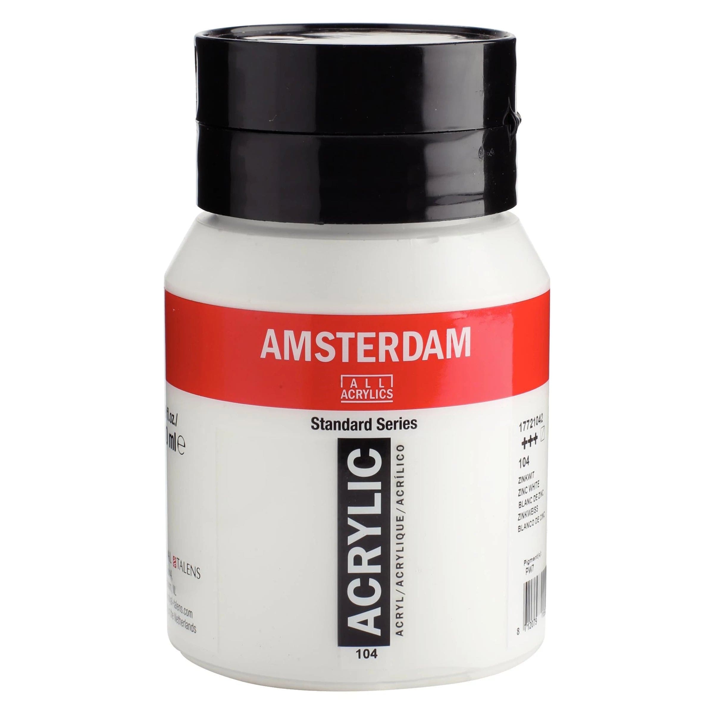 Amsterdam Akrylmaling 500ml Zinc white