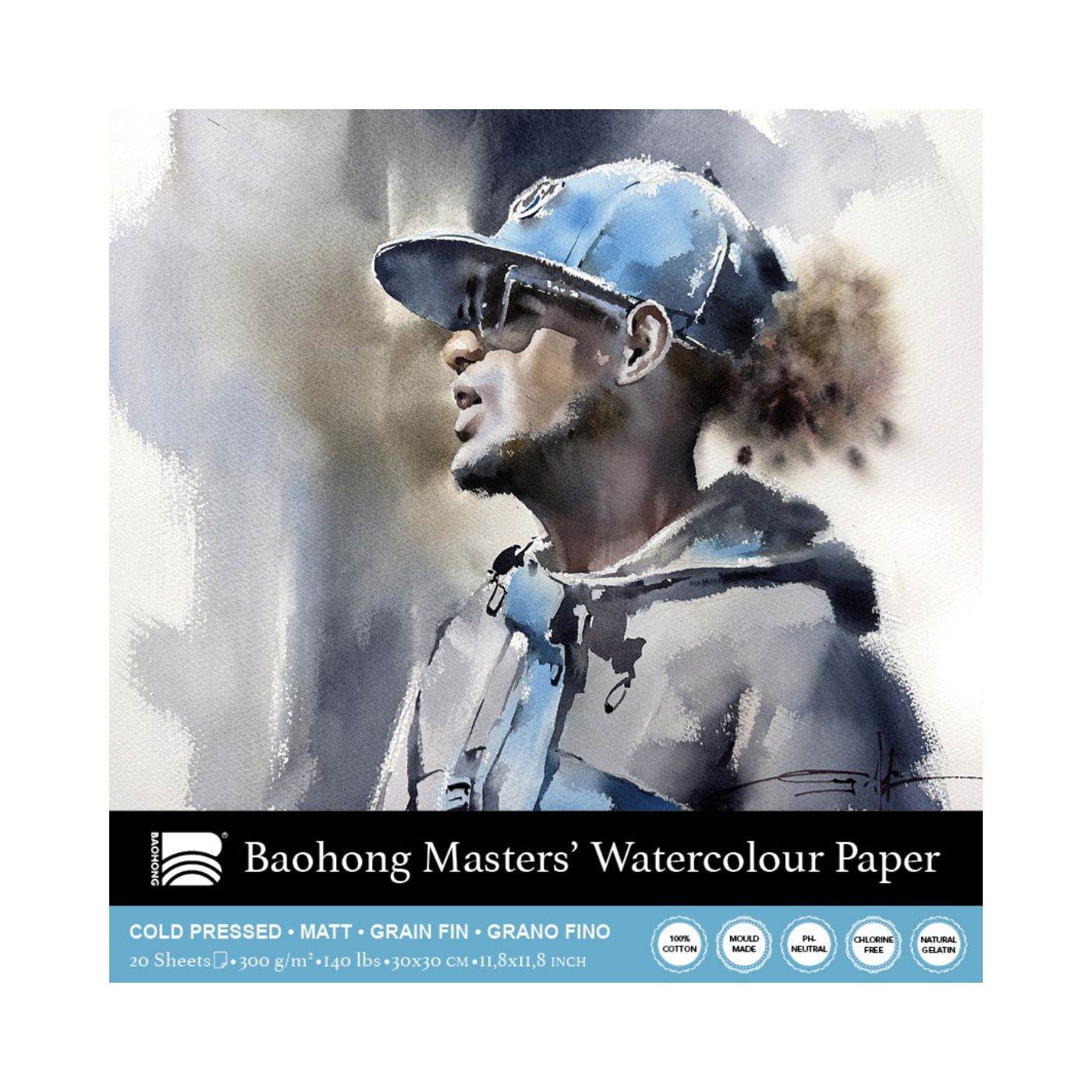 Baohong Masters akvarellblock