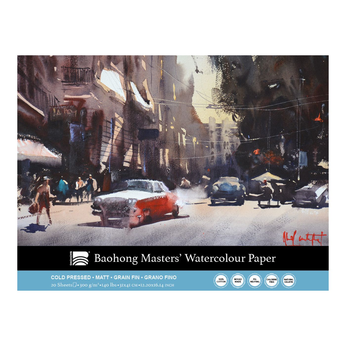 Baohong Masters akvarellblock