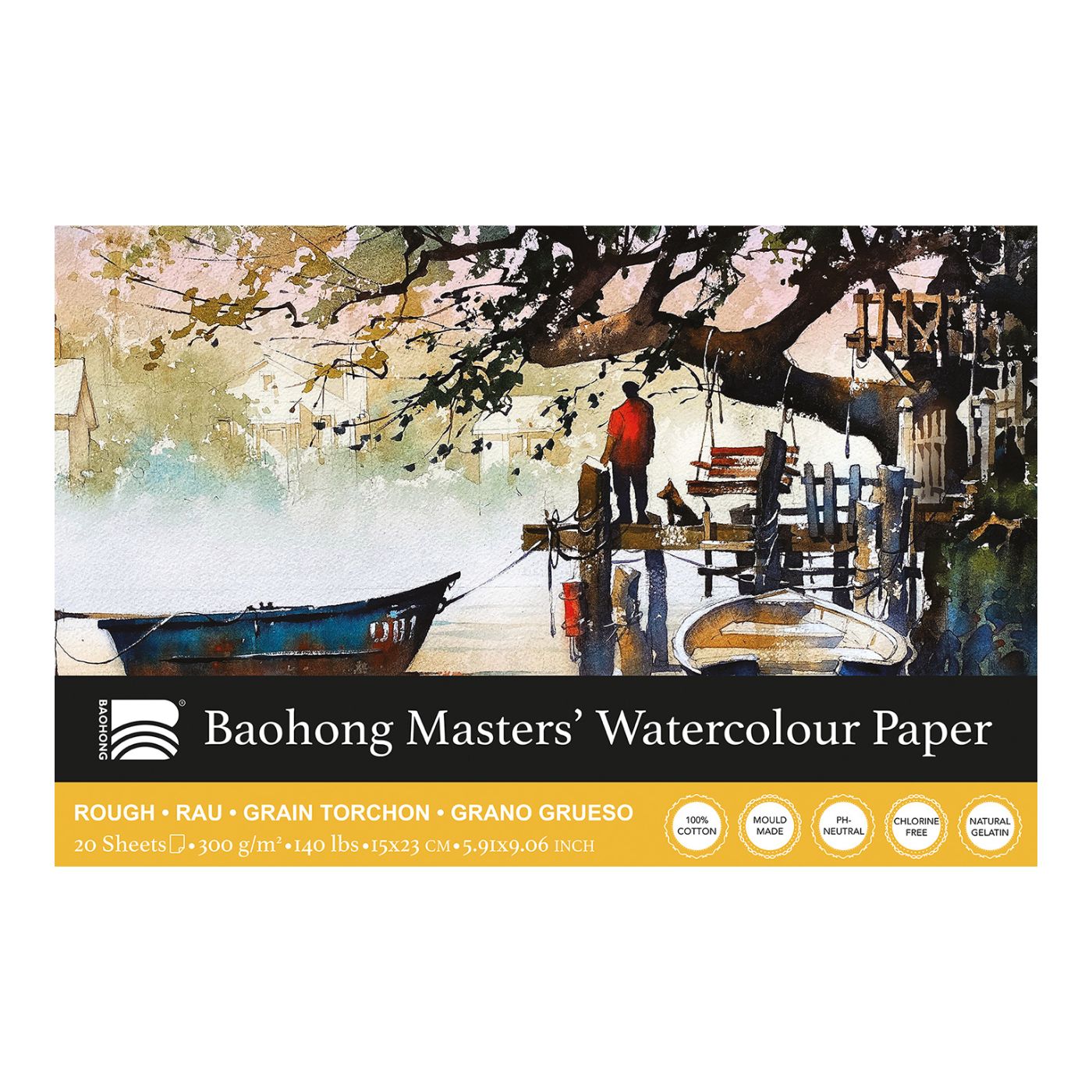 Baohong Masters akvarellblock