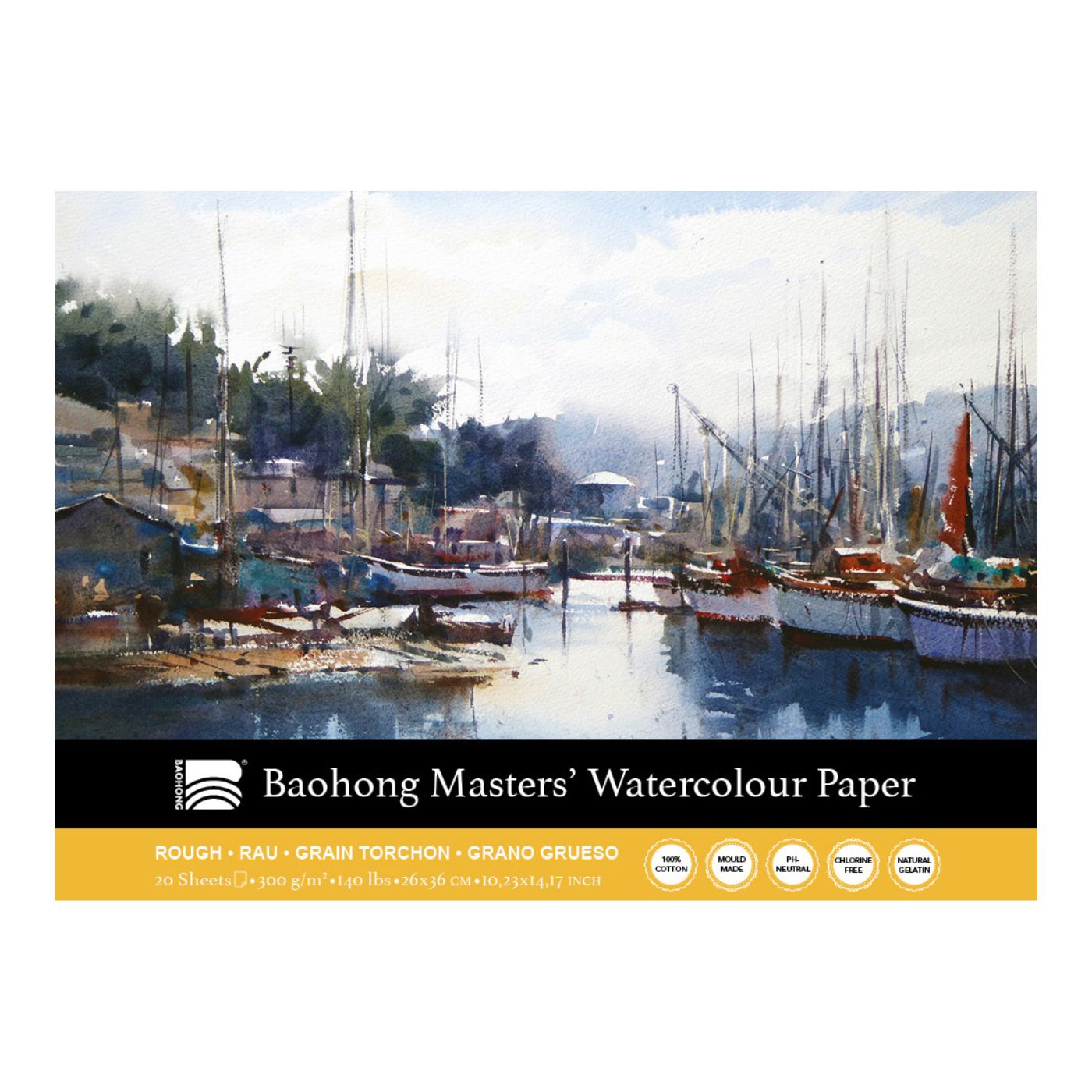 Baohong Masters akvarellblock