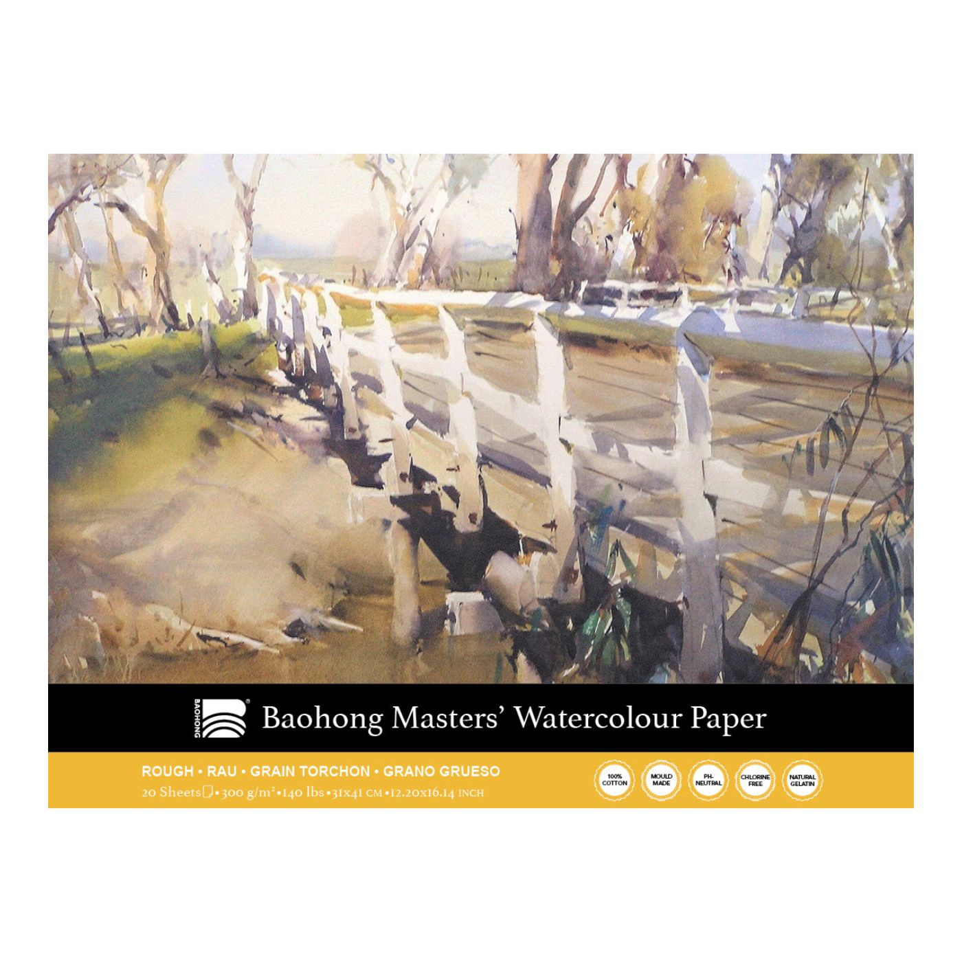 Baohong Masters akvarellblock