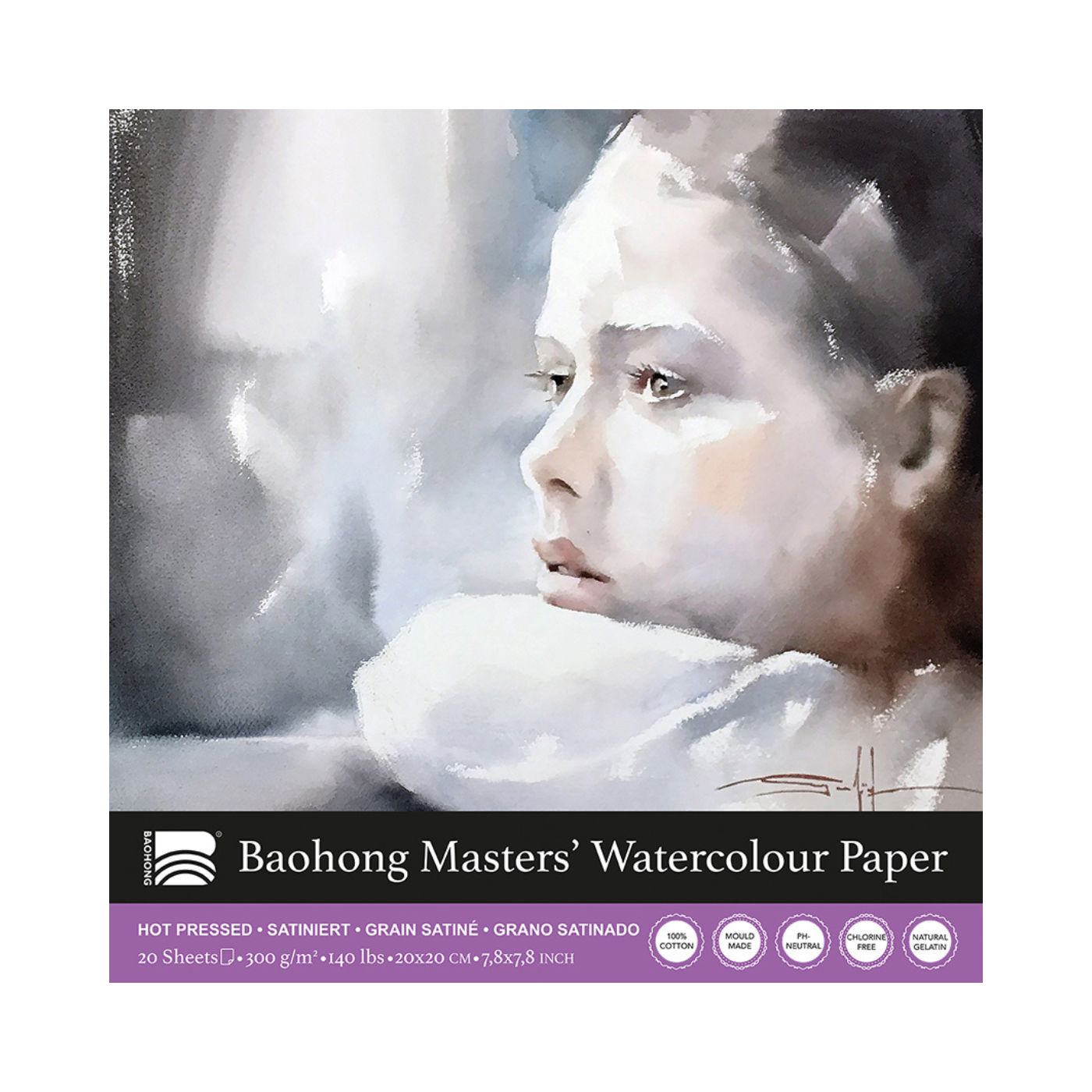 Baohong Masters akvarellblock
