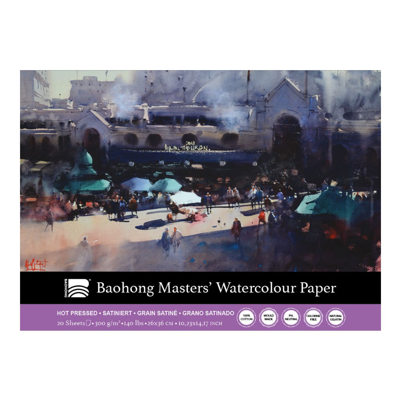 Baohong Masters akvarellblock